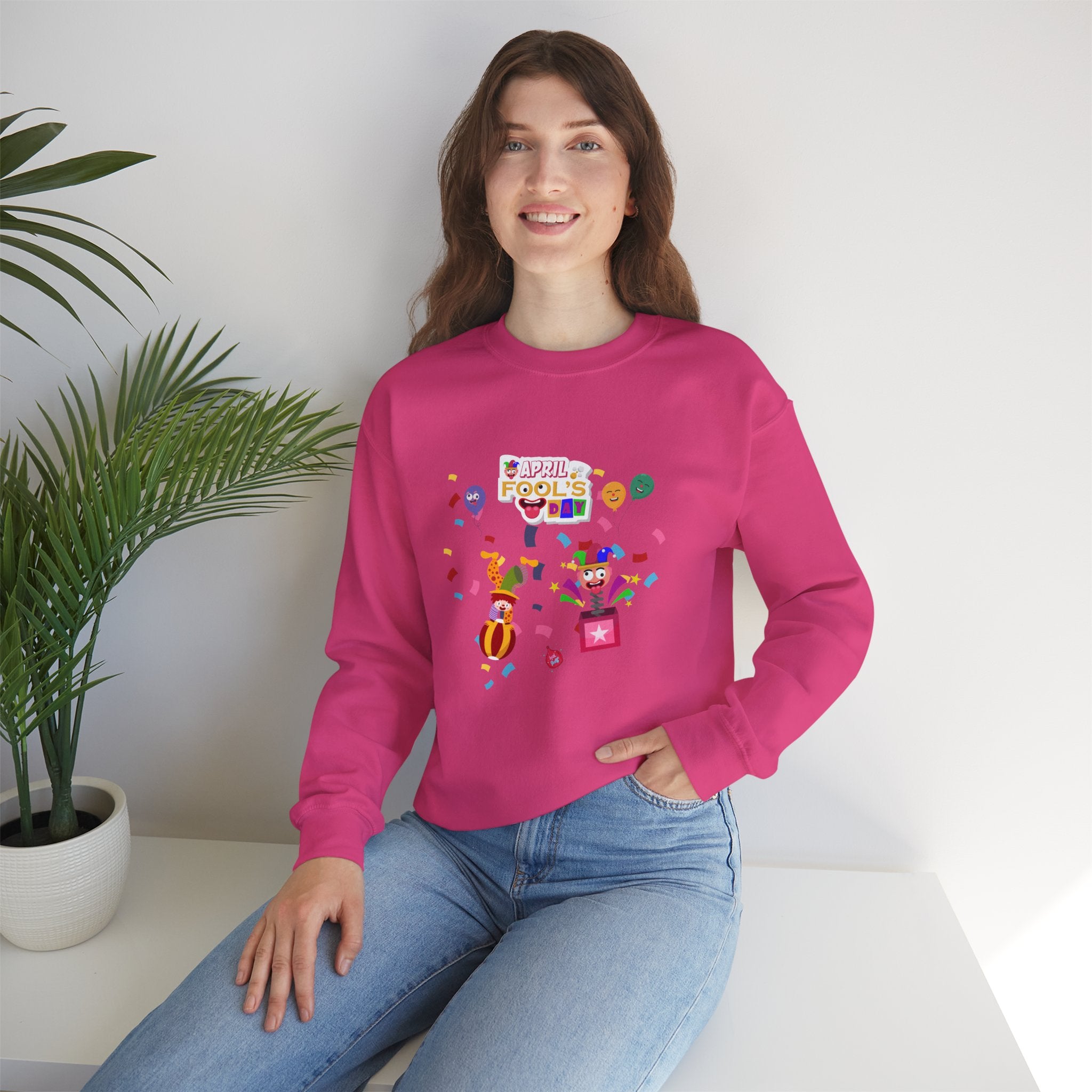 All April Fool's Day Fun Unisex Crewneck Sweatshirt