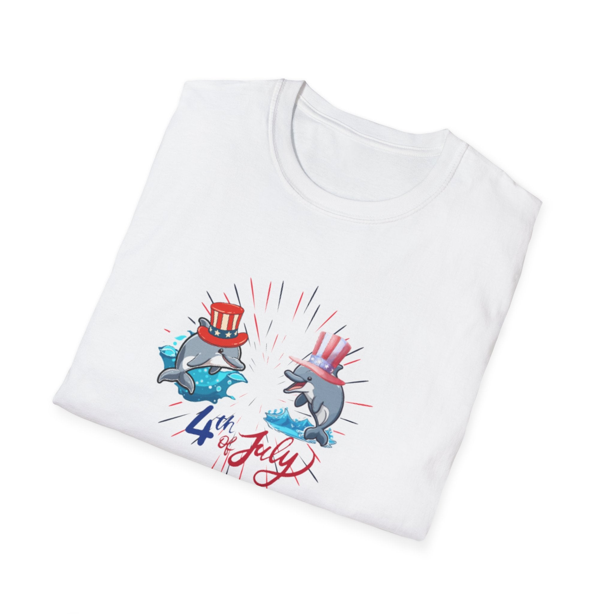 Splash 4th Of July Unisex Softstyle T-Shirt