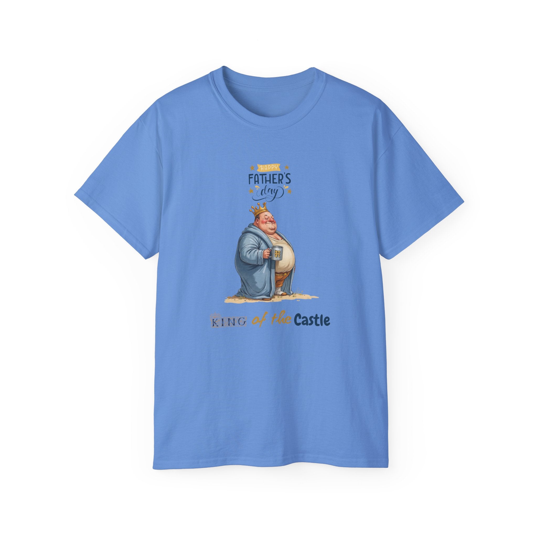 Father's Day King of the Castle Tee, Unisex Cotton T-Shirt