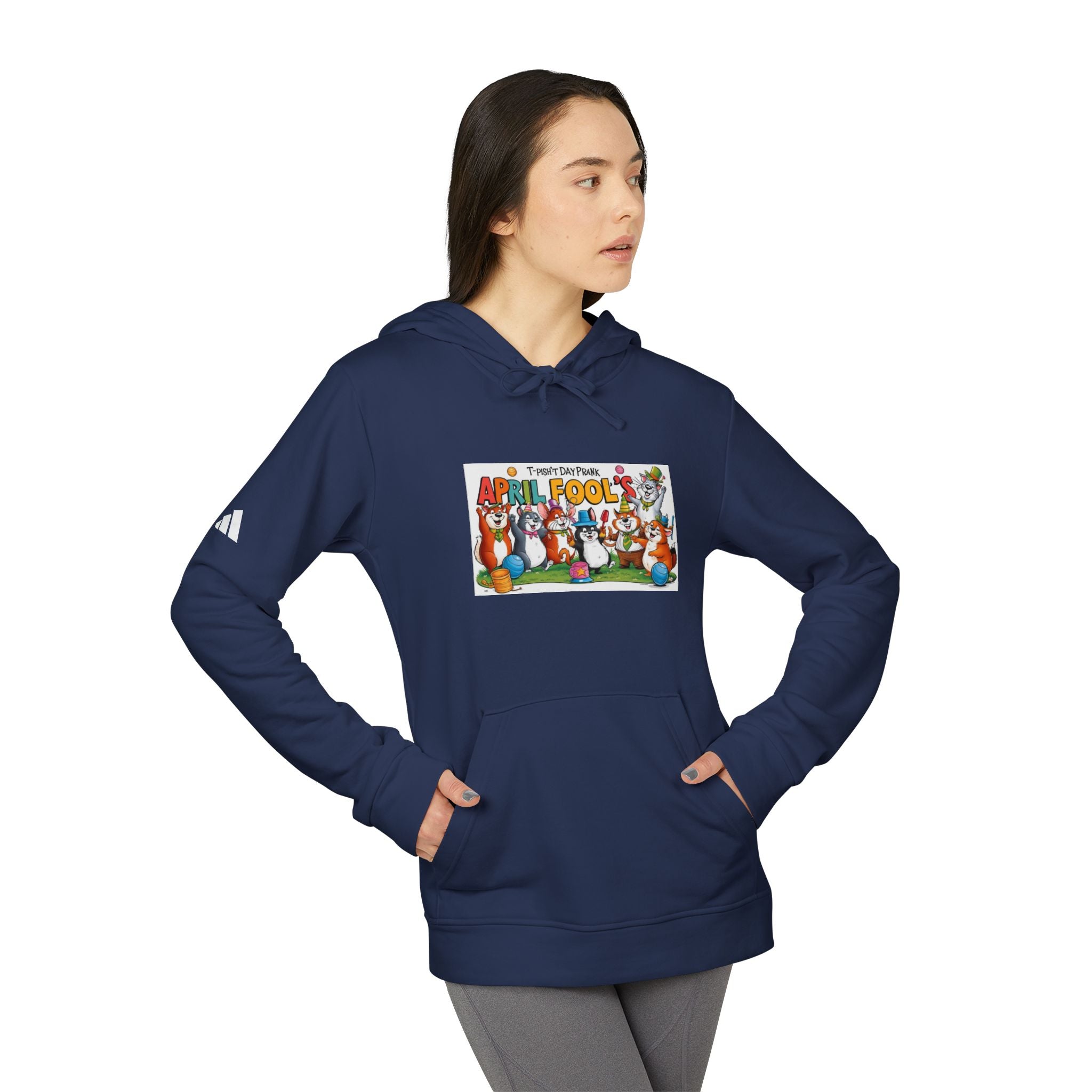 T-Pish'-T Day Prank Adidas Unisex Fleece Hoodie