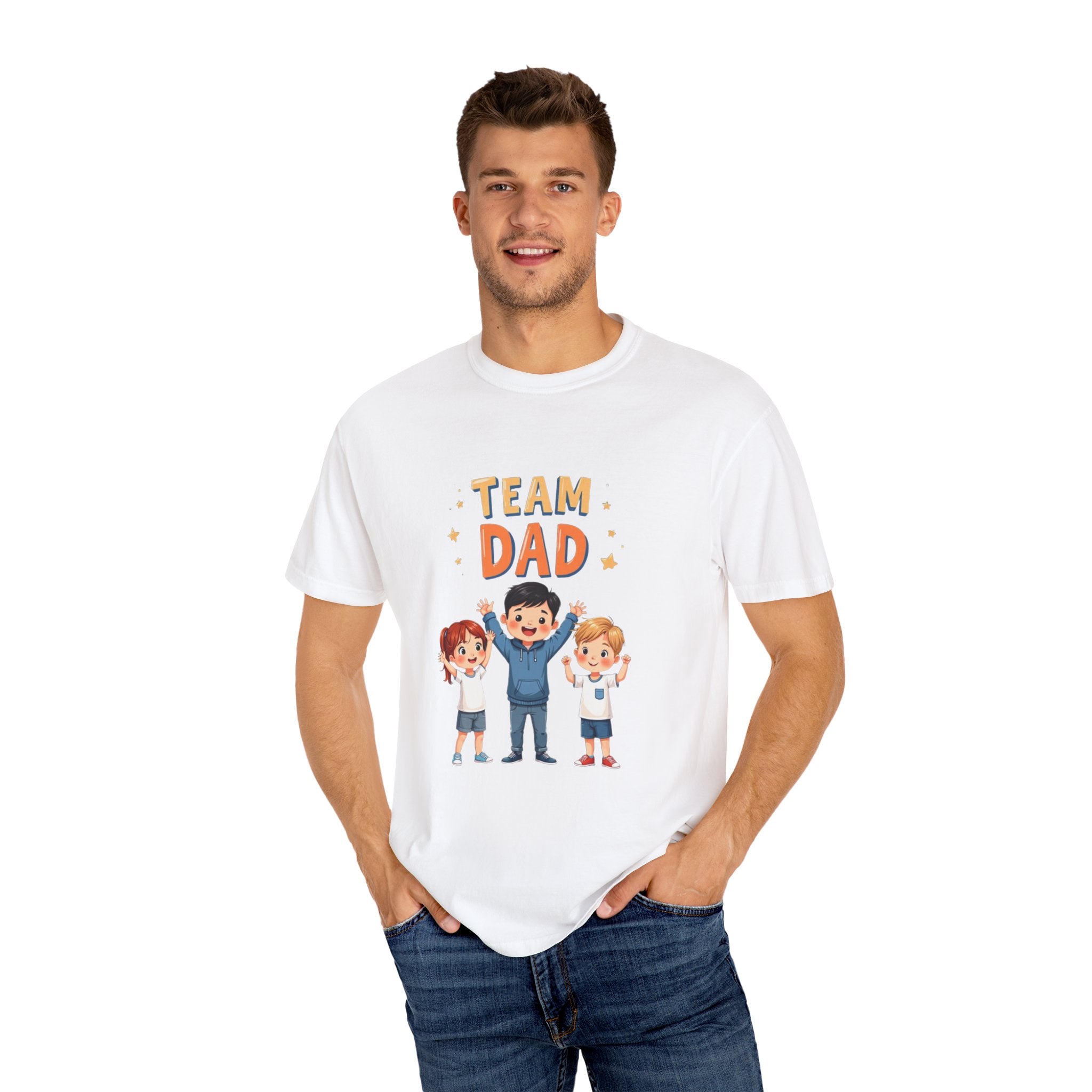 Team Dad Dyed T-shirt