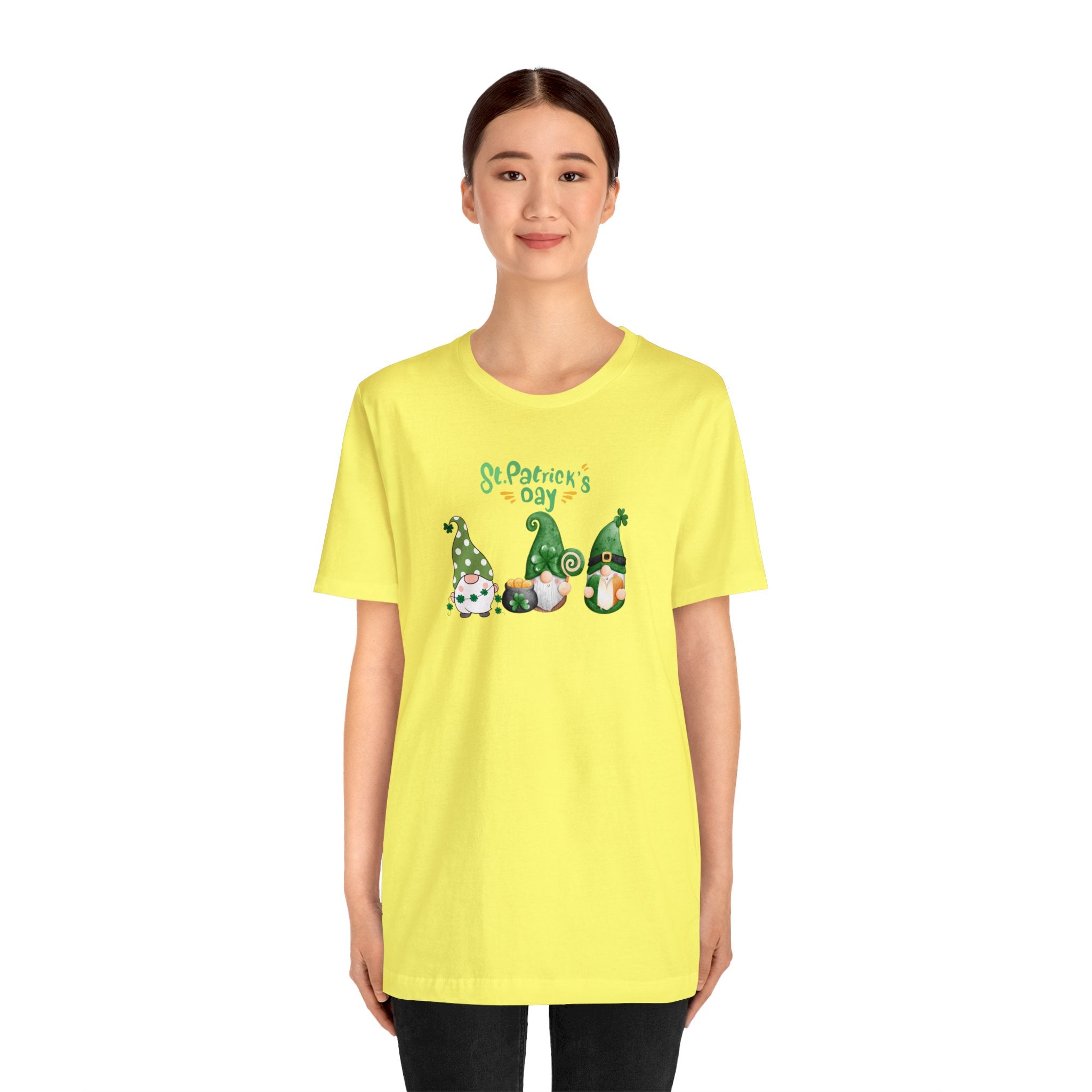 St. Patty's Day Gnome Unisex Jersey Short Sleeve Tee