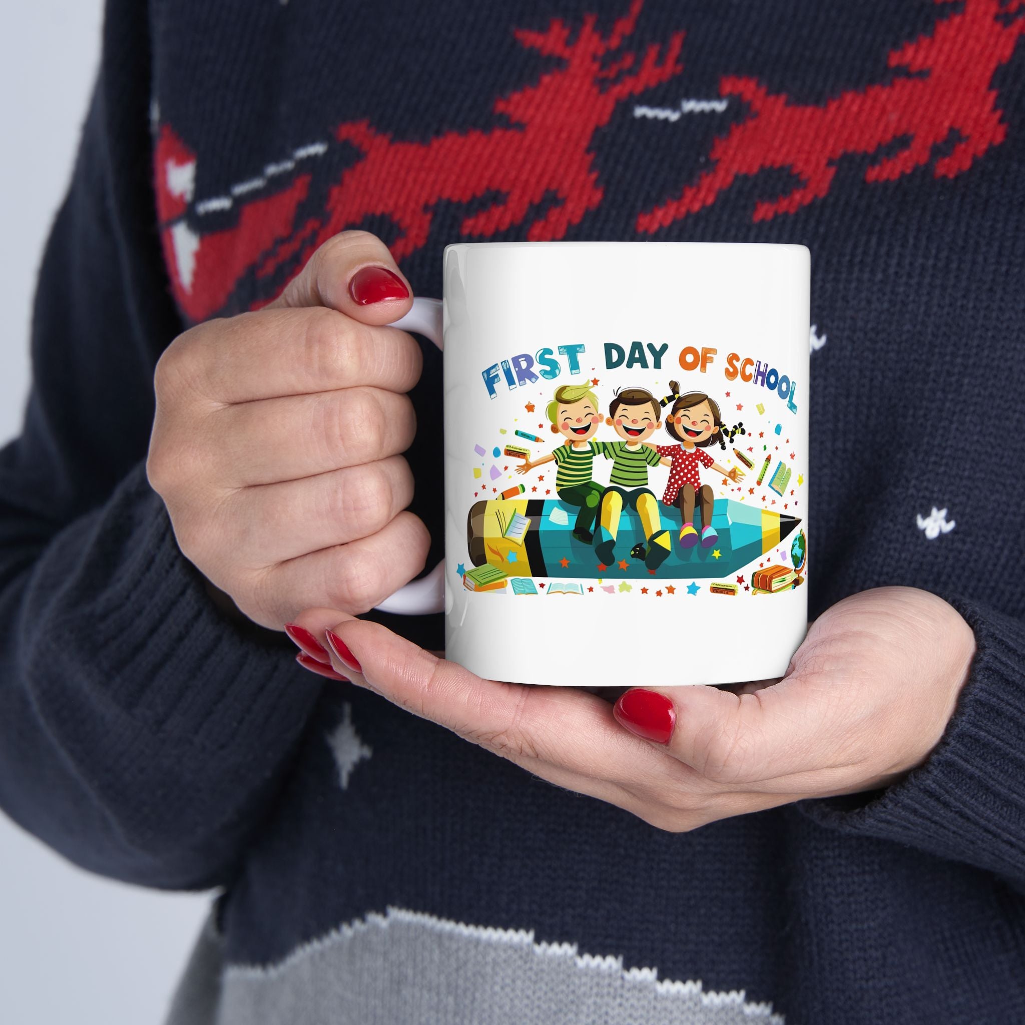 First Day of School Ceramic Mug