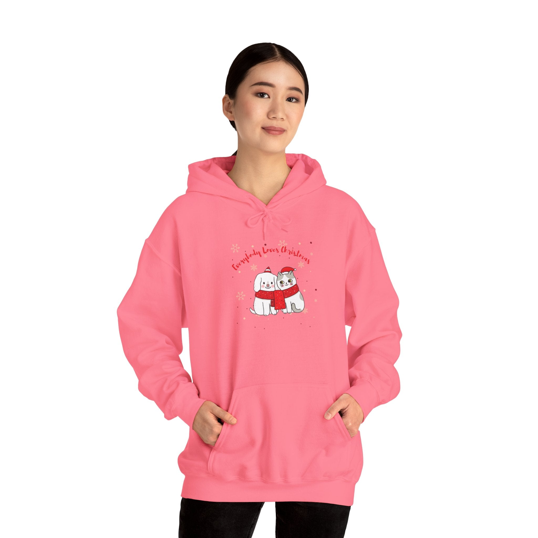 Everybody Loves Christmas Unisex Heavy Blend™ Hooded Sweatshirt