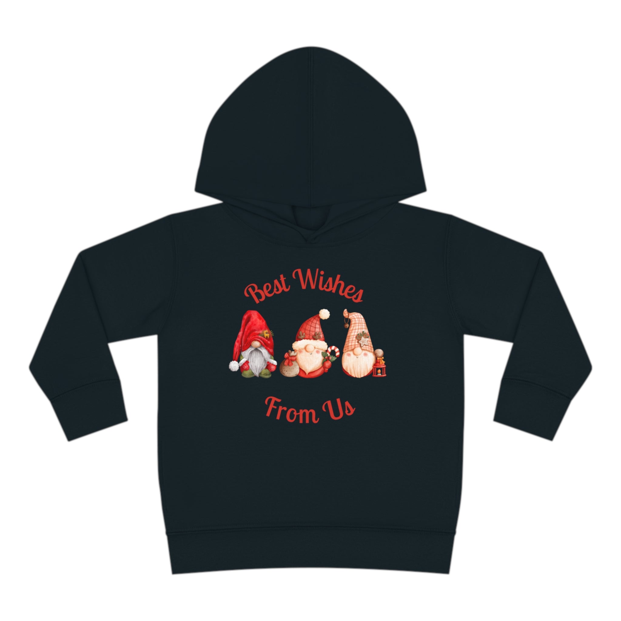 Gnome Best Wishes Toddler Pullover Fleece Hoodie