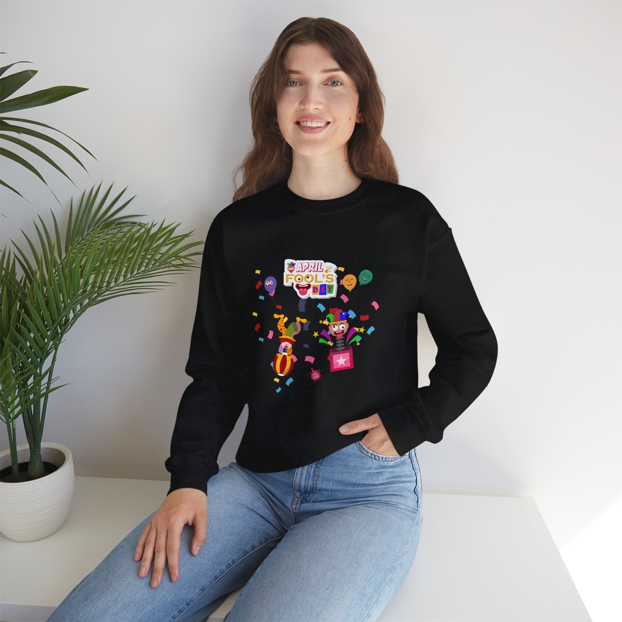 All April Fool's Day Fun Unisex Crewneck Sweatshirt