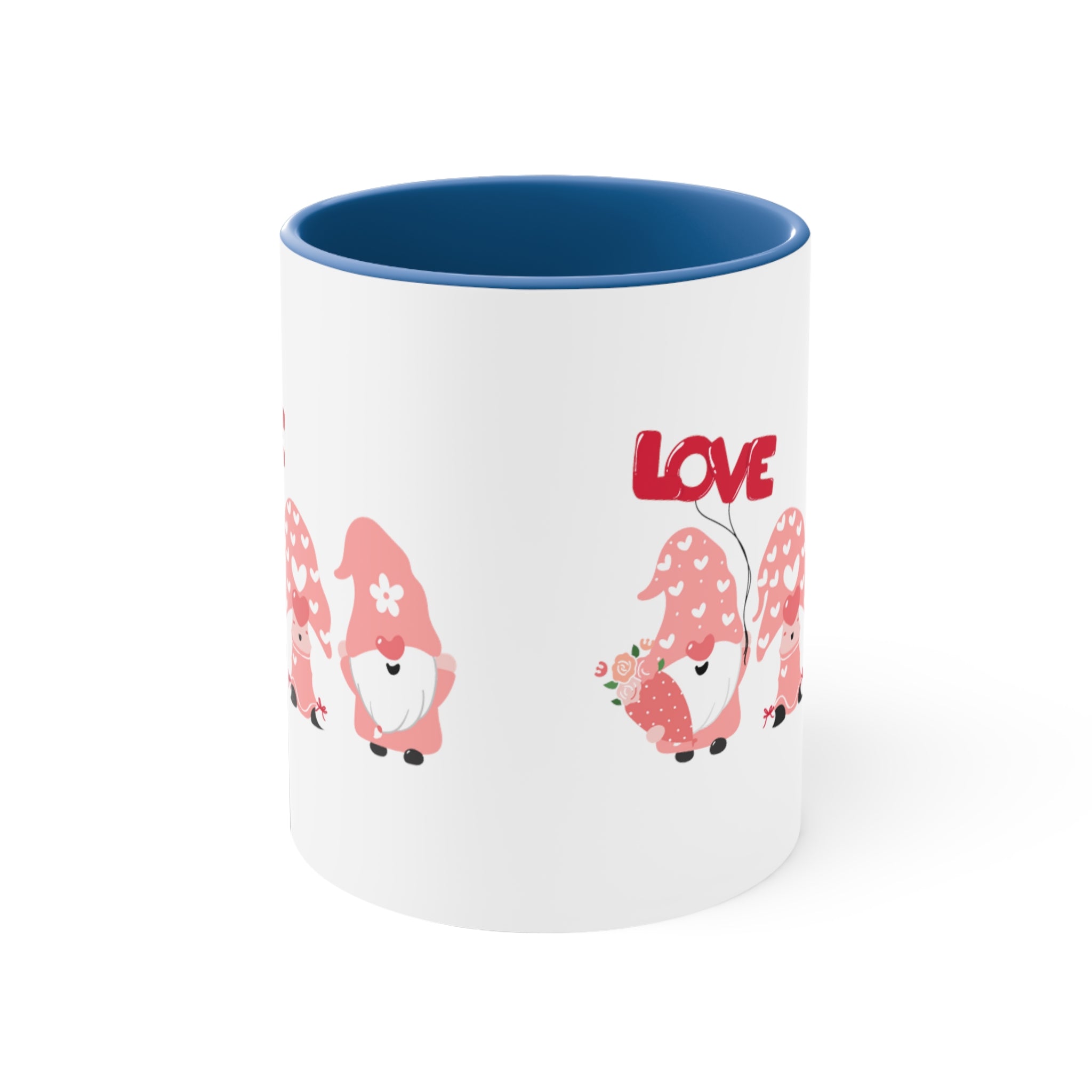 Love Gnome Day Accent Coffee Mug, 11oz