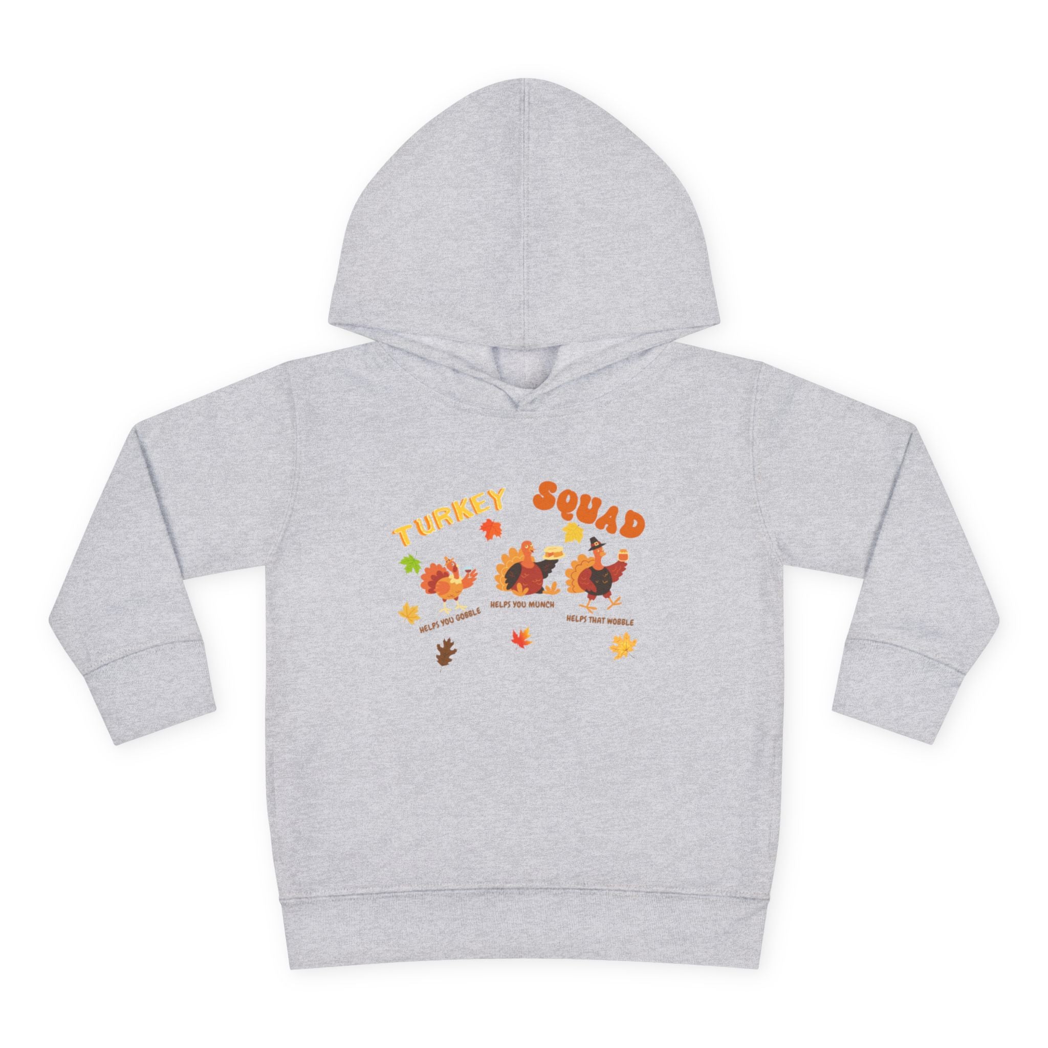 Turkey Squad Toddler Pullover Fleece Hoodie