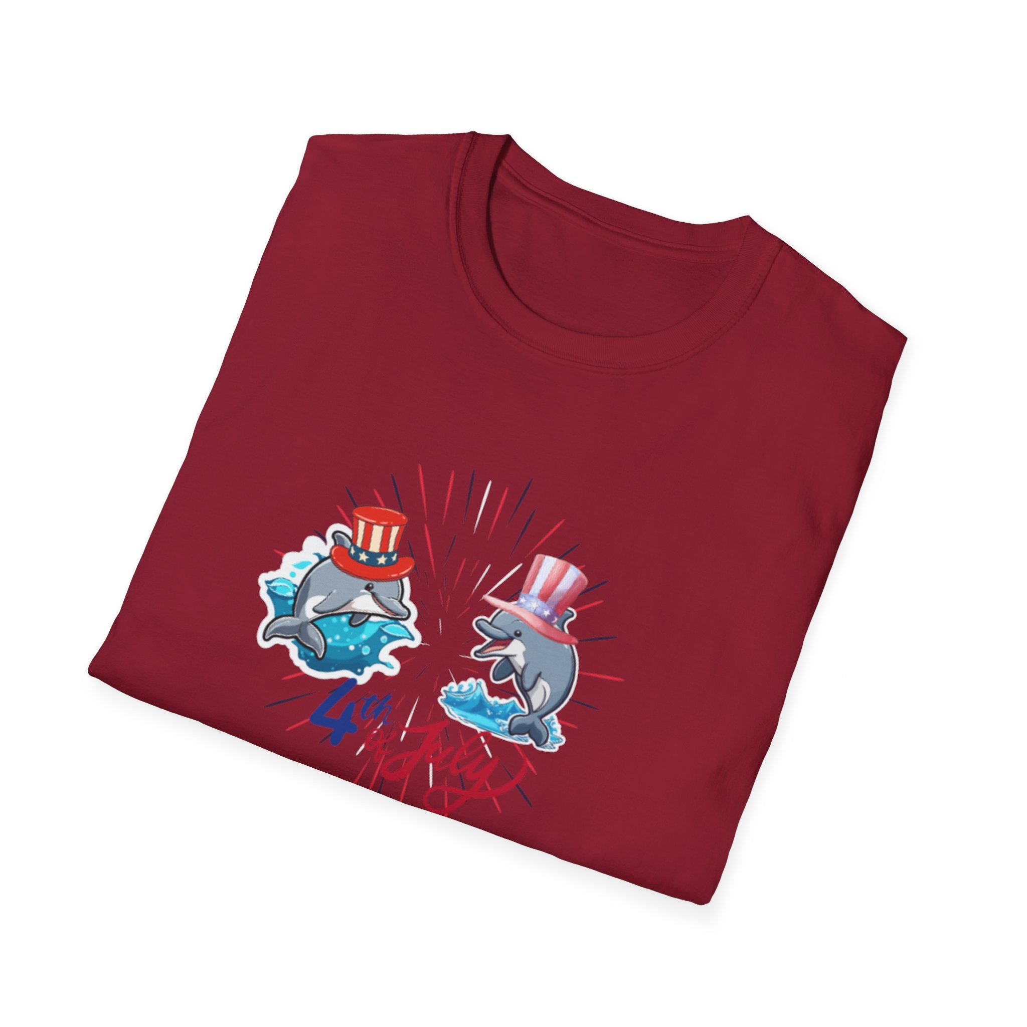 Splash 4th Of July Unisex Softstyle T-Shirt