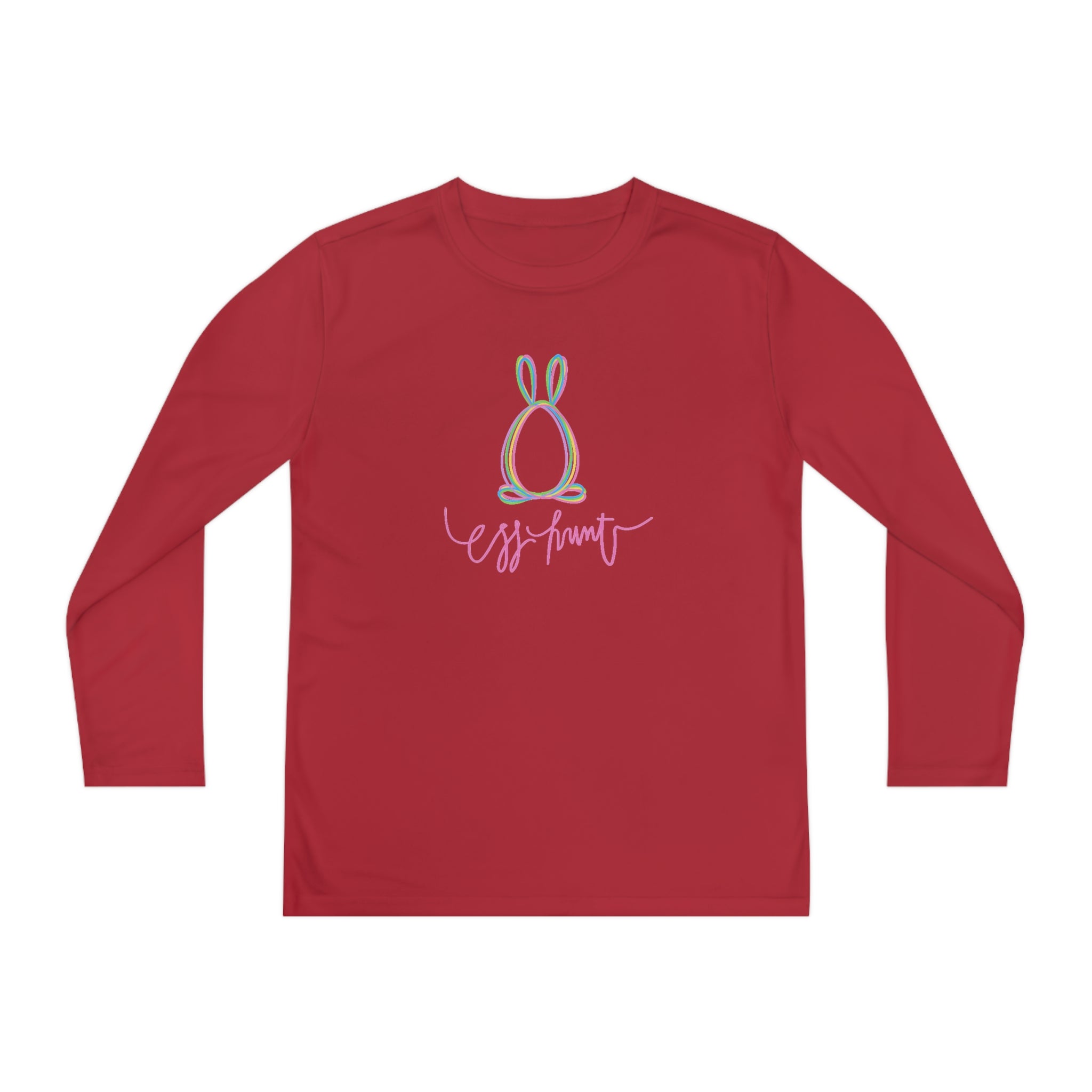 Egg Hunt Youth Long Sleeve Competitor Tee