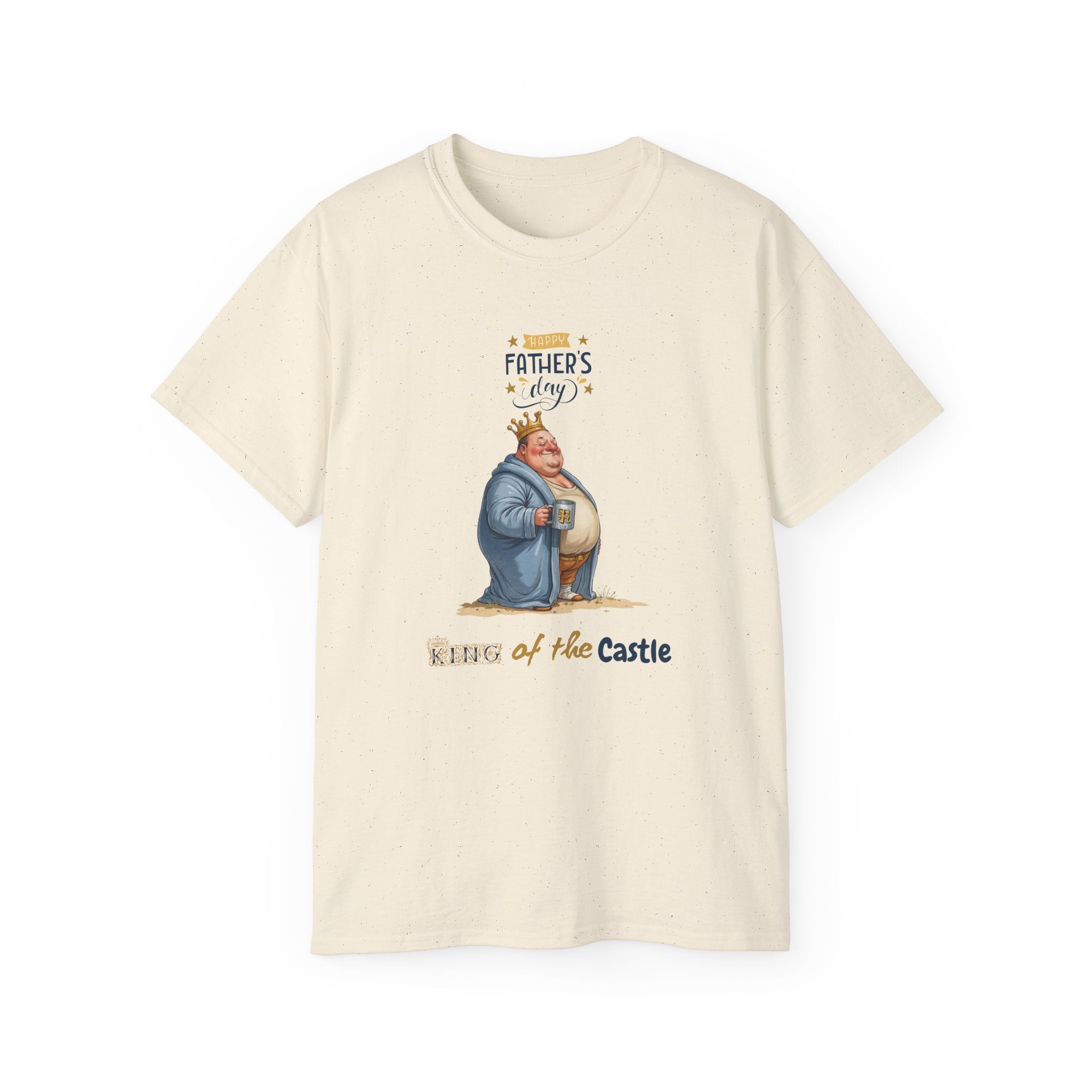 Father's Day King of the Castle Tee, Unisex Cotton T-Shirt