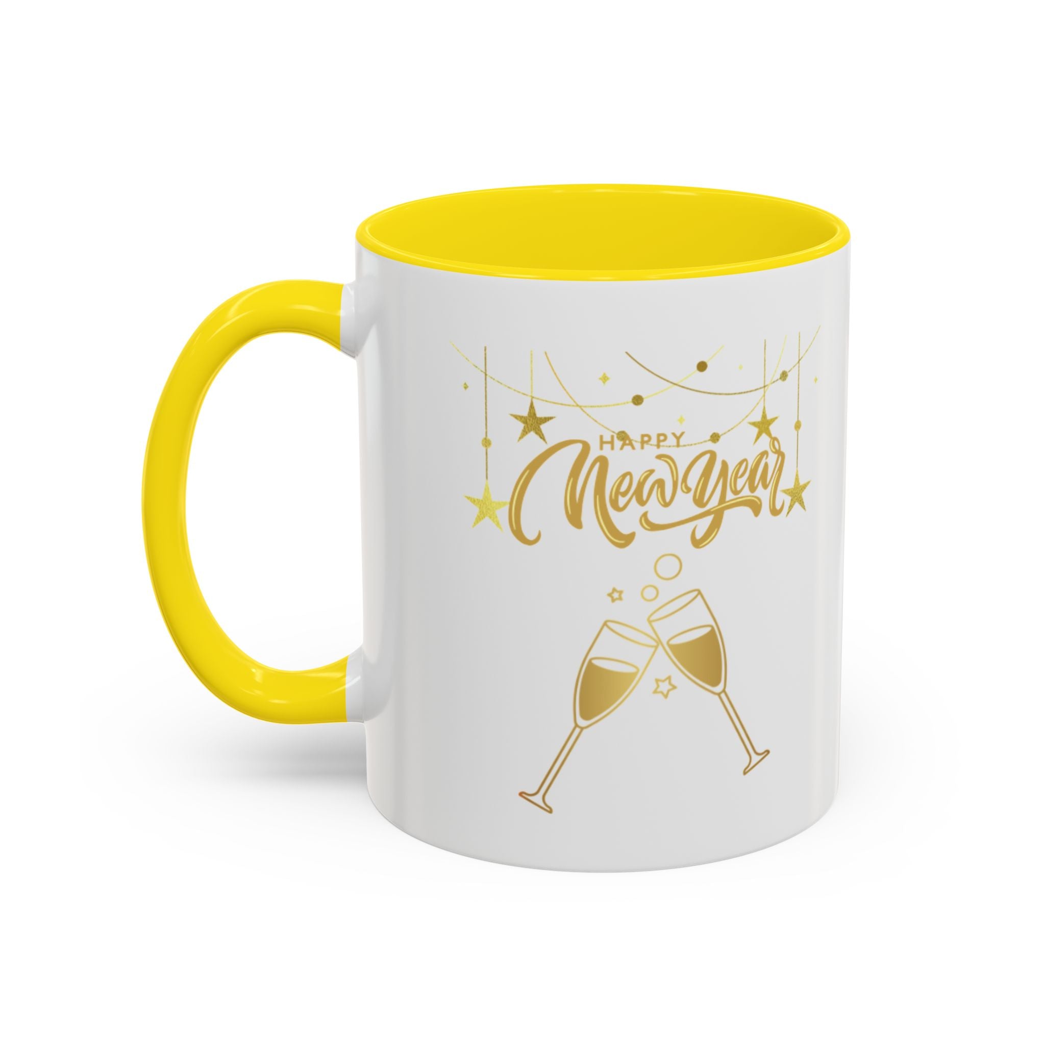 Happy New Year Accent Coffee Mug (11, 15oz)