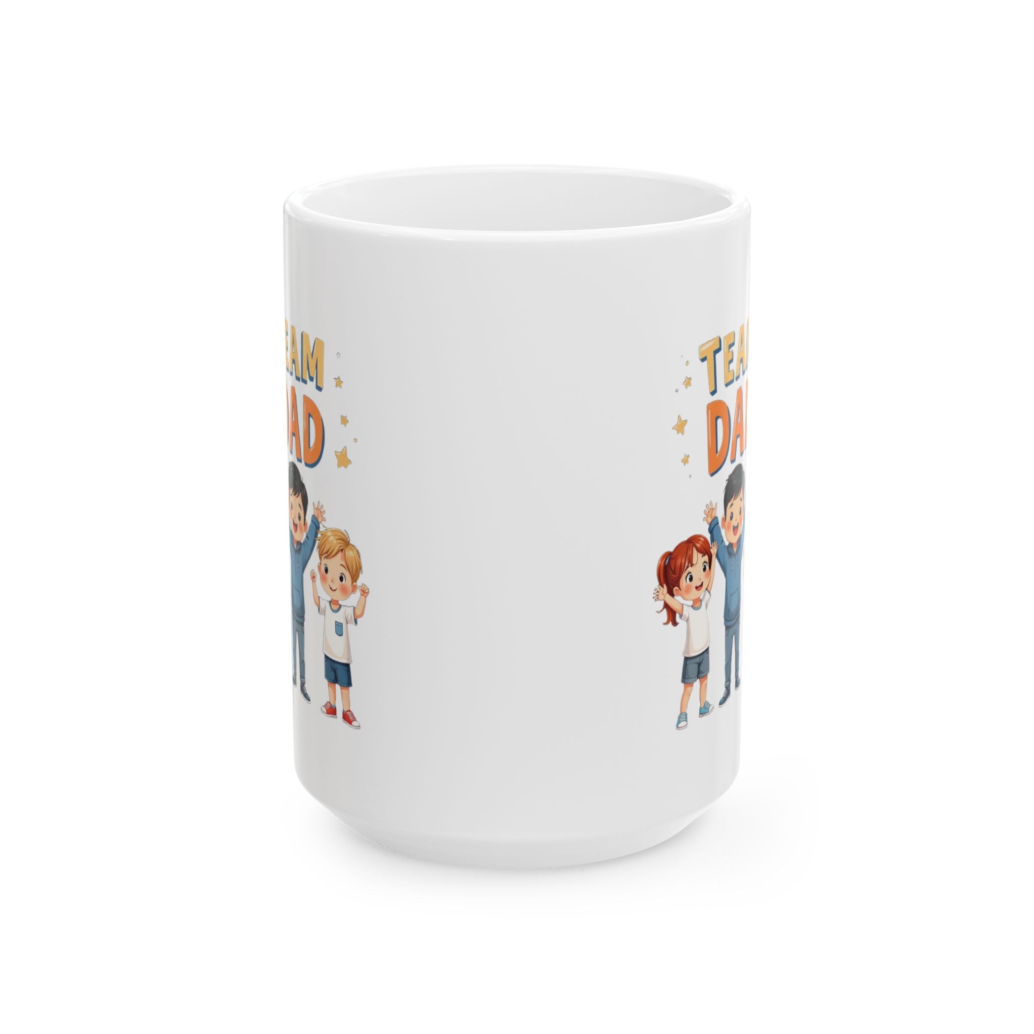 Team Dad Ceramic Mug 11oz and 15oz Options