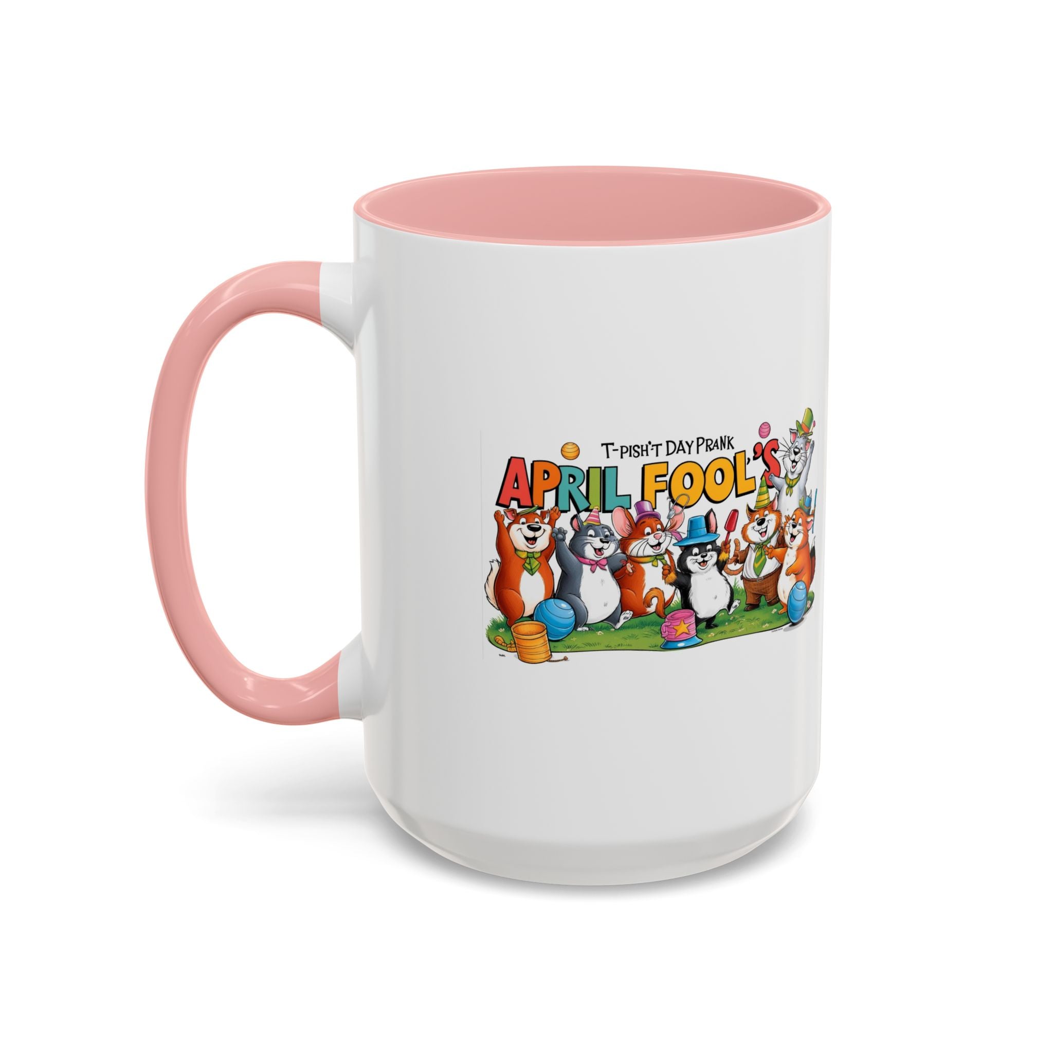 T-Pish'-T Day Prank Accent Coffee Mug