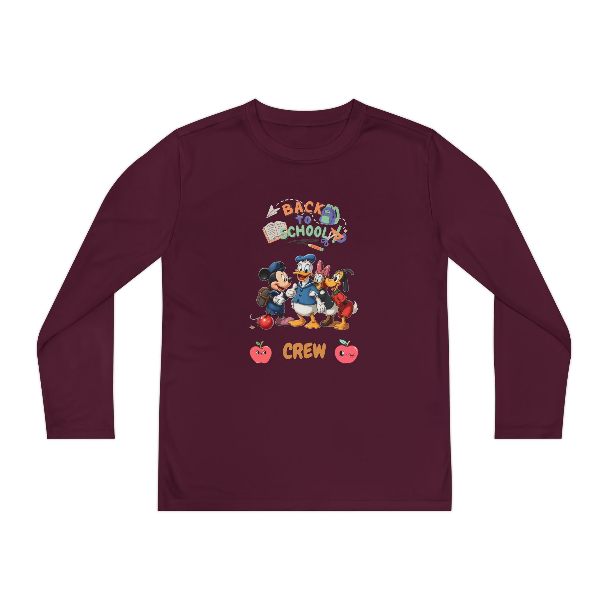Back to School Crew Youth Long Sleeve Competitor Tee