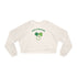 Luck Of The Irish Women's Cropped Fleece Pullover