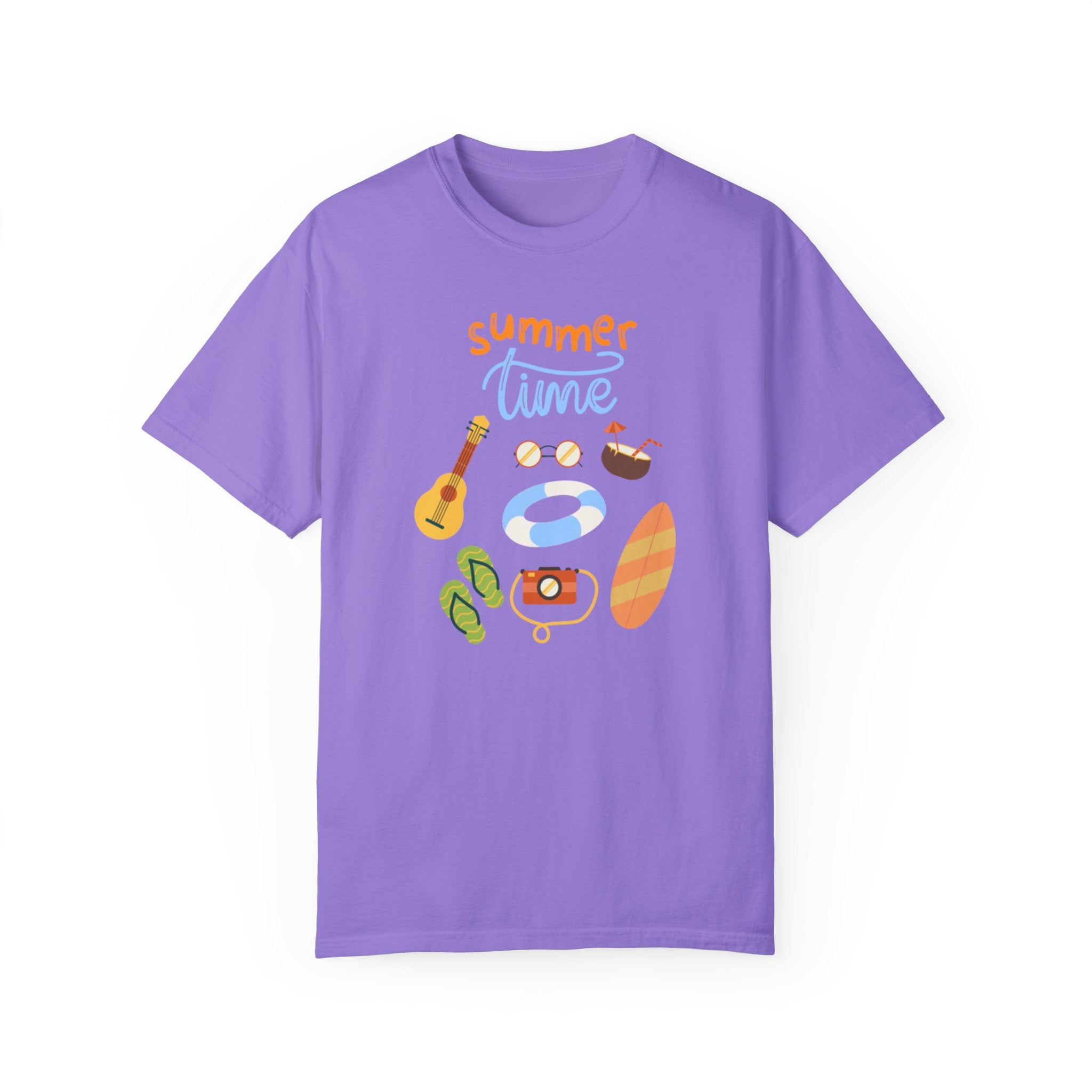 Summertime Fun Unisex Garment-Dyed T-shirt