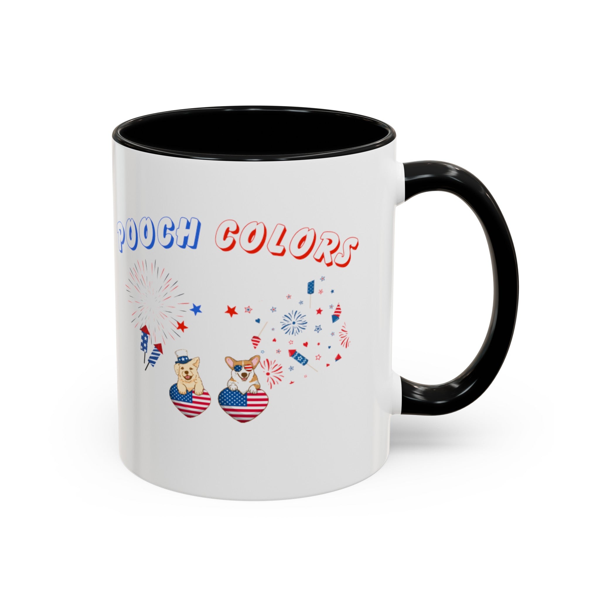 Pooch Colors Accent Coffee Mug (11, 15oz)