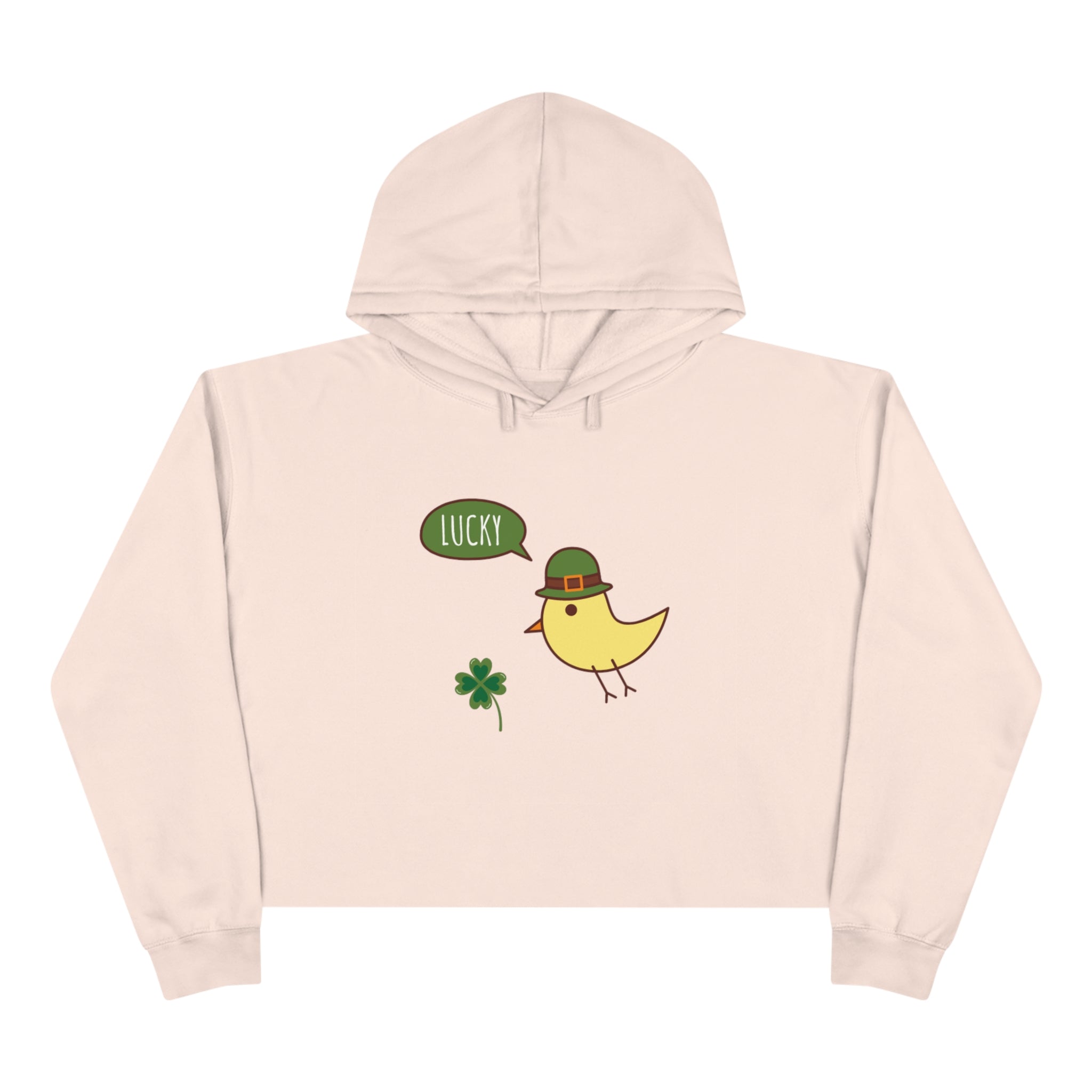 Feeling Lucky Crop Hoodie