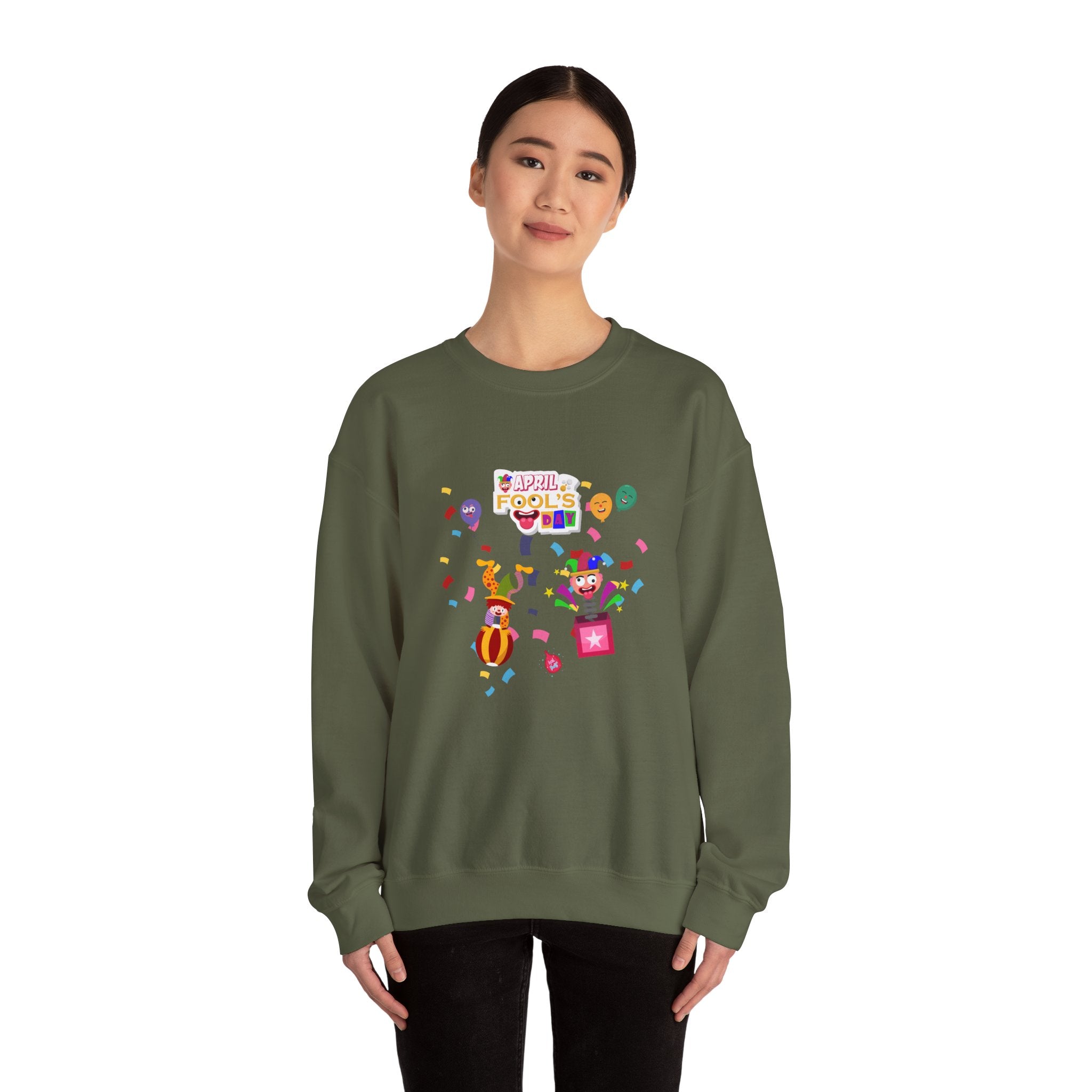 All April Fool's Day Fun Unisex Crewneck Sweatshirt