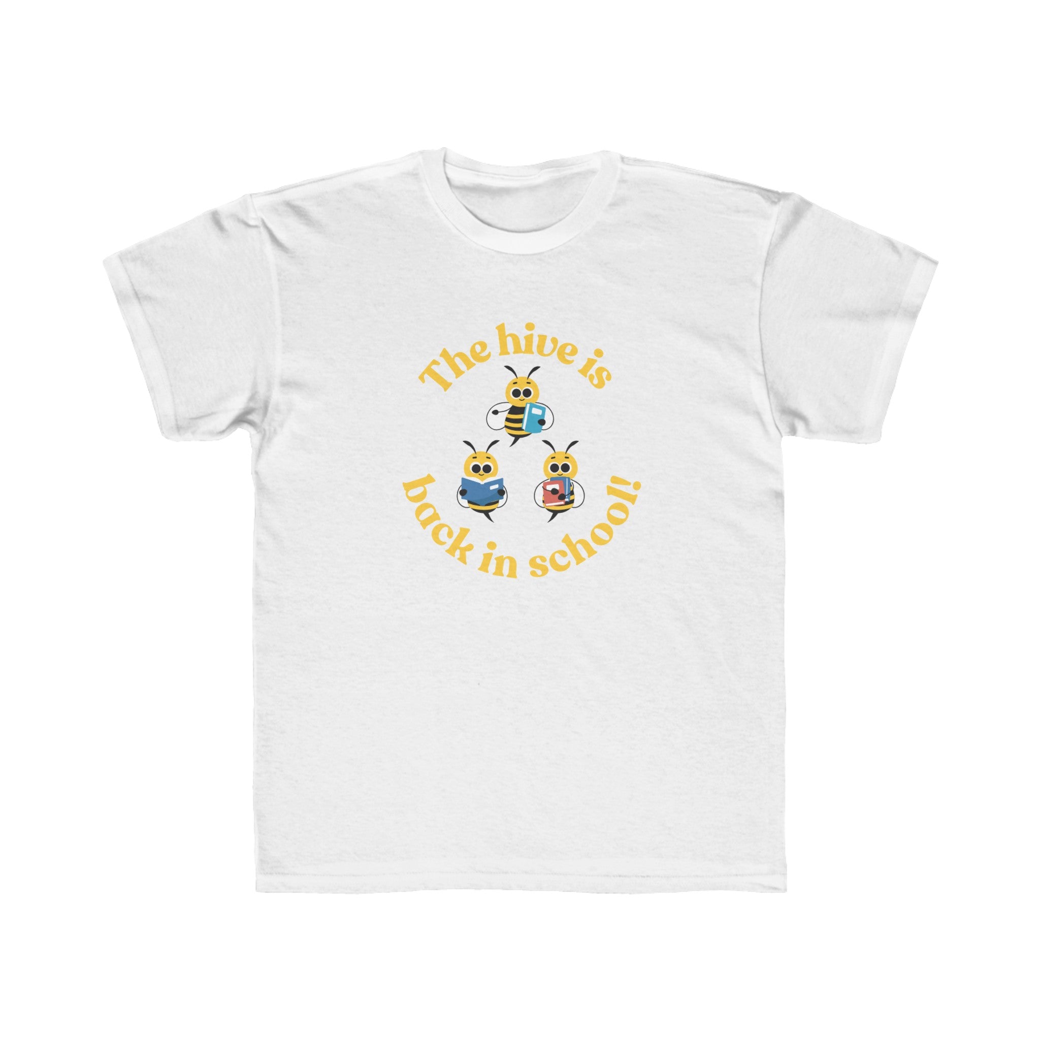 The Hive Is Back In School Kids Regular Fit Tee