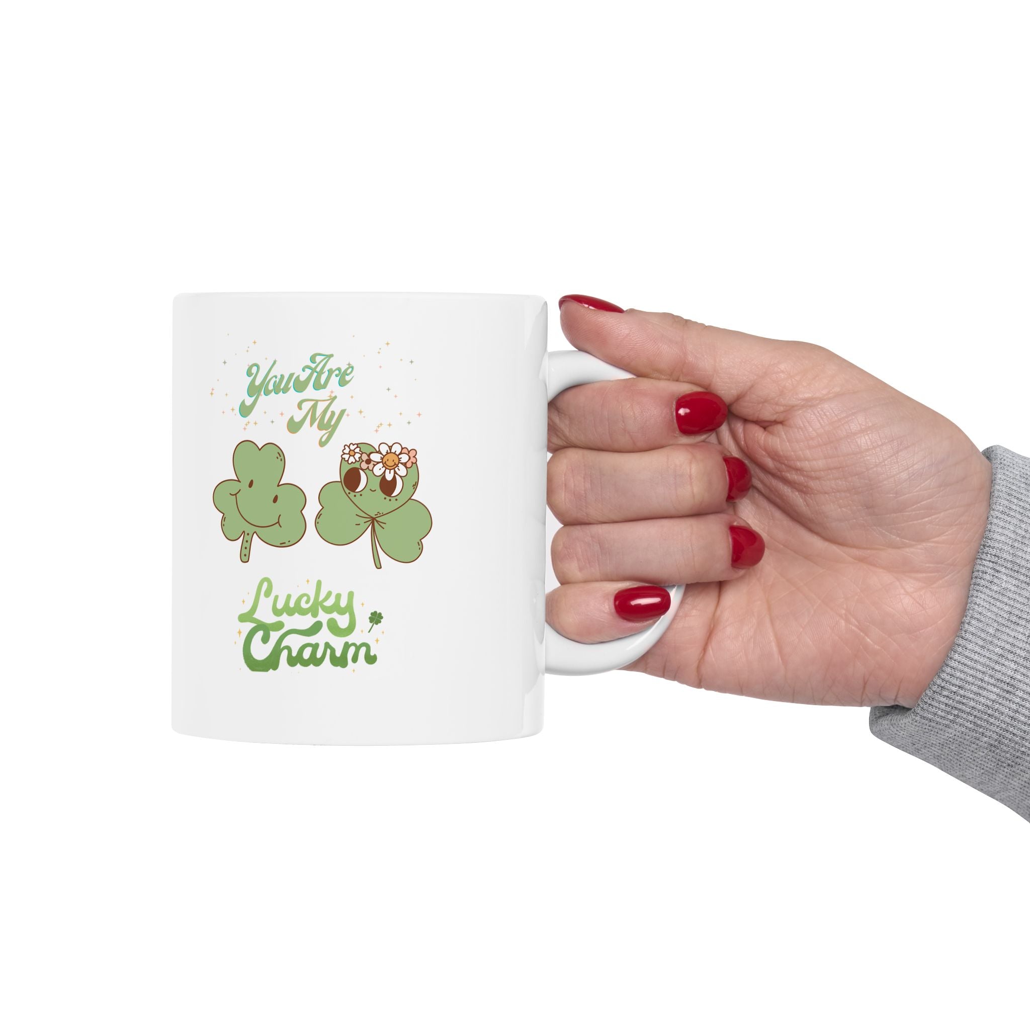 You're My Lucky Charm Ceramic Mug - Perfect for St. Patrick's Day Celebrations