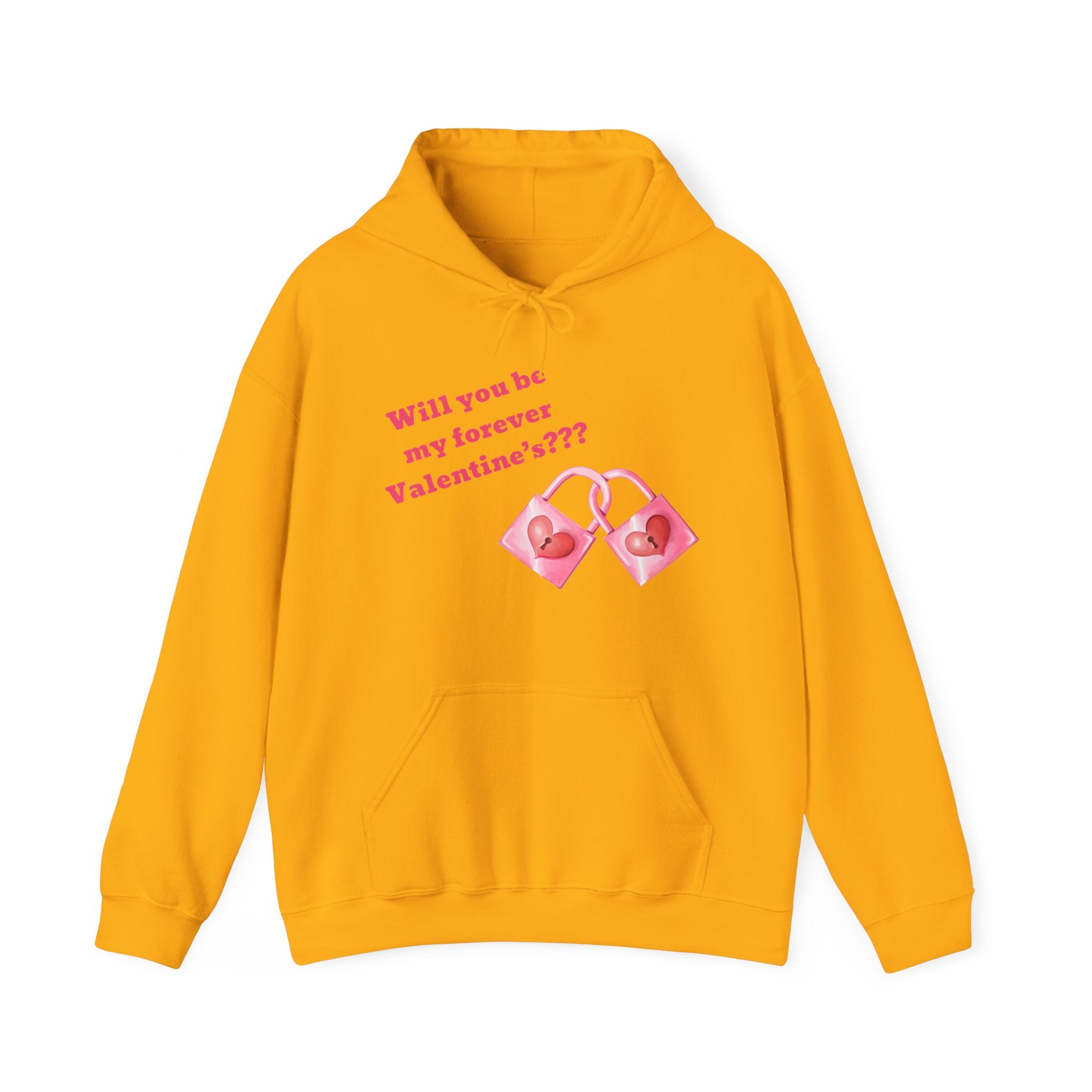 Will You Be My Forever Valentine?? Unisex Heavy Blend™ Hooded Sweatshirt