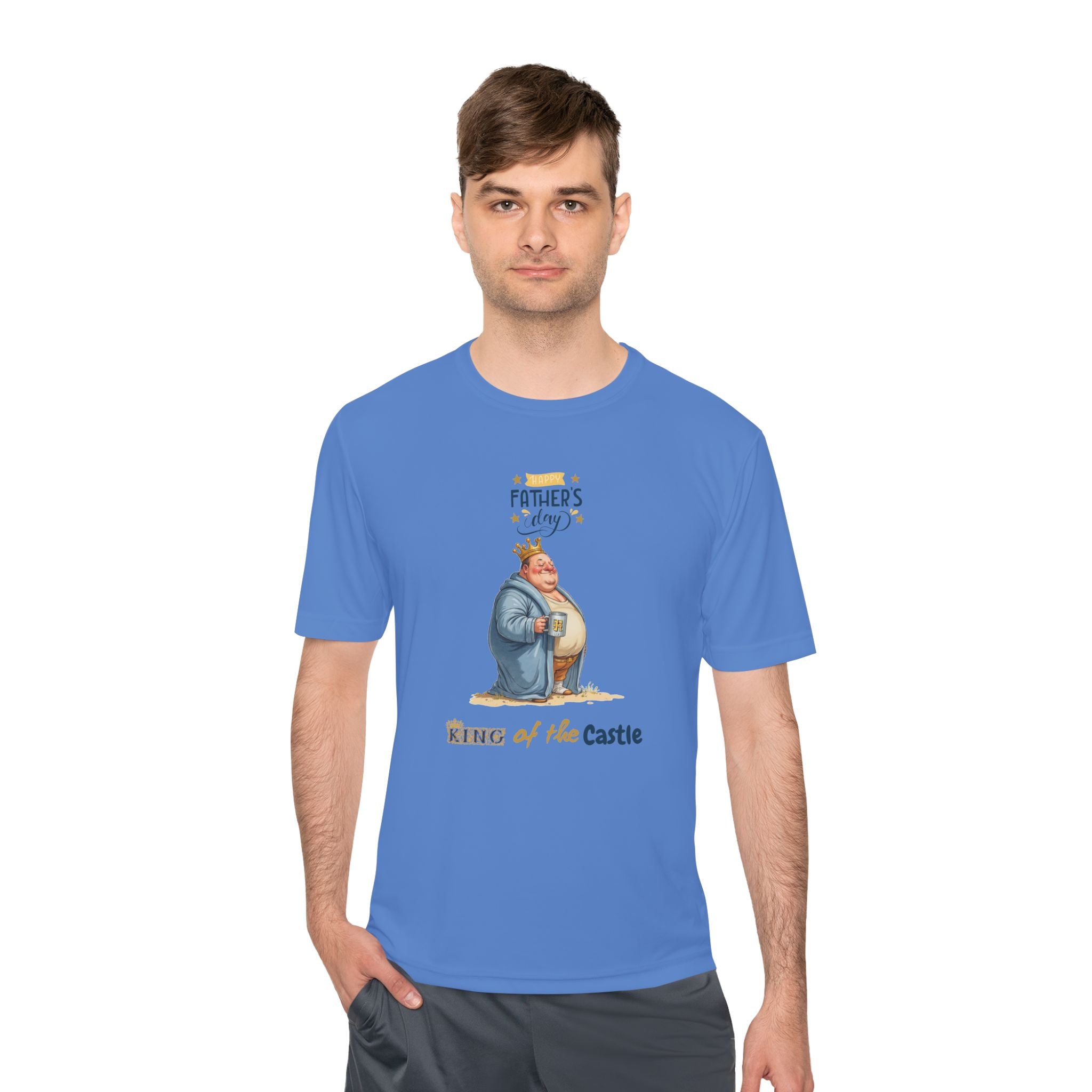 Father's Day King of the Castle  Unisex Moisture Wicking Tee