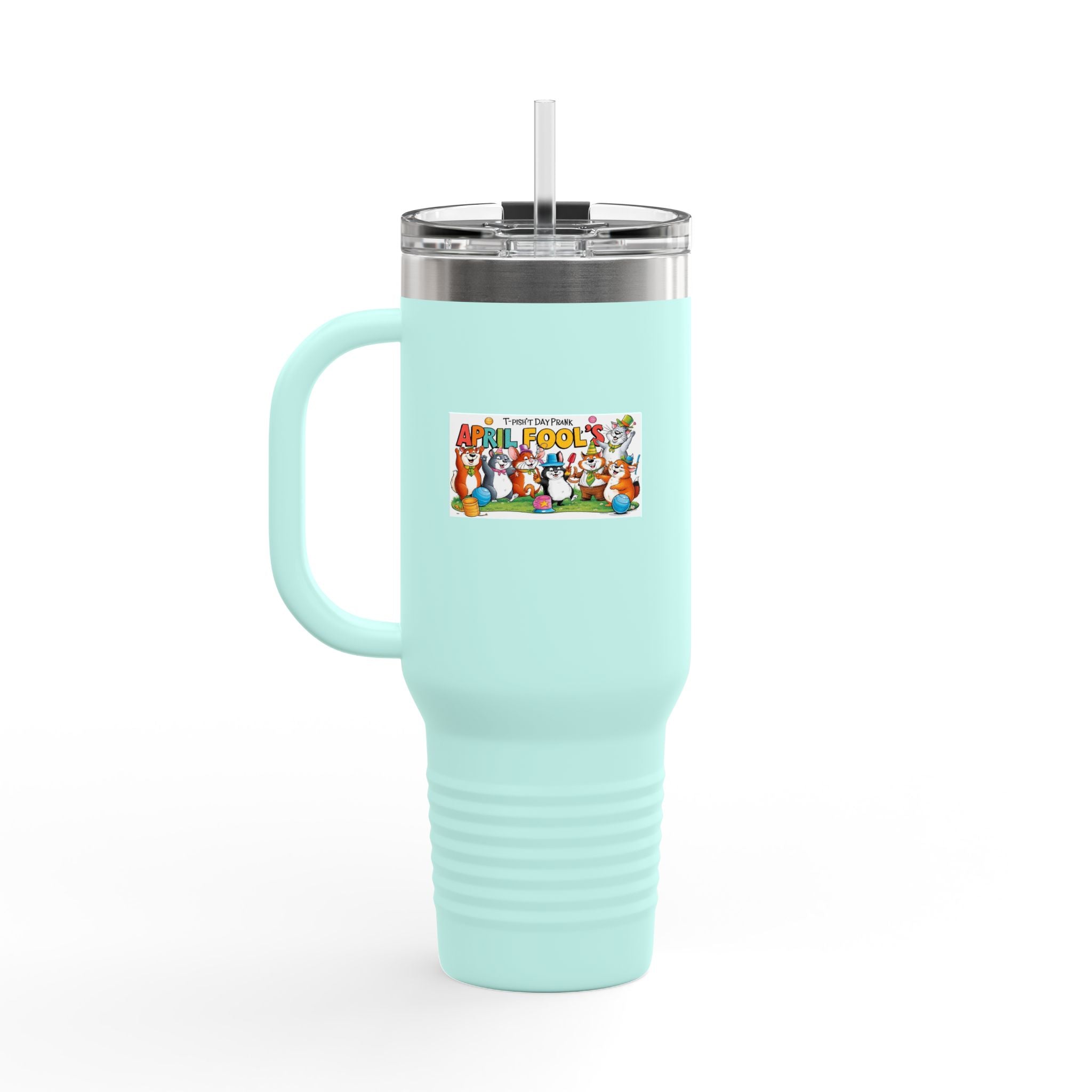 T-Pish'-T Day Prank Insulated Travel Mug - 40oz with Straw