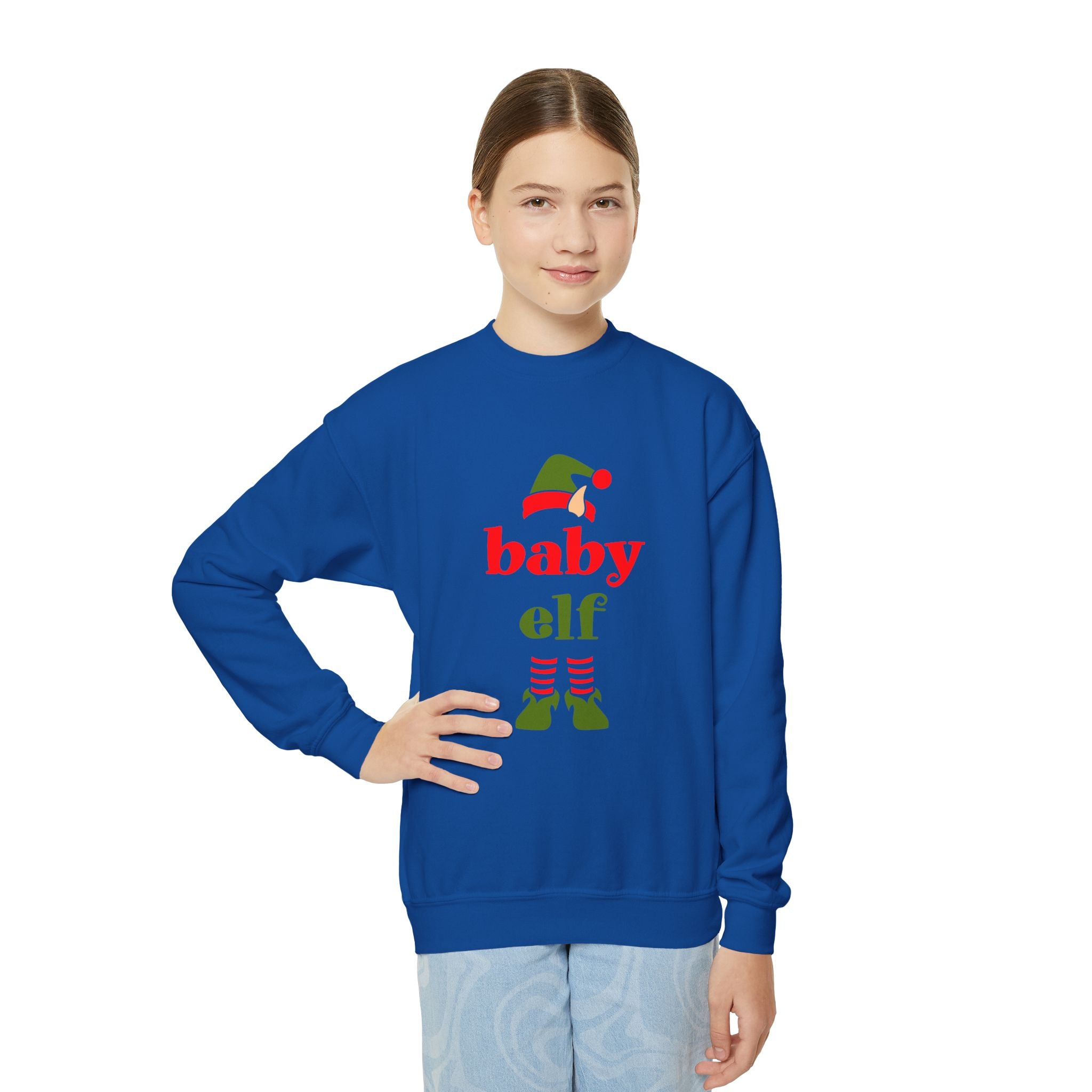 Baby Elf Youth Crewneck Sweatshirt