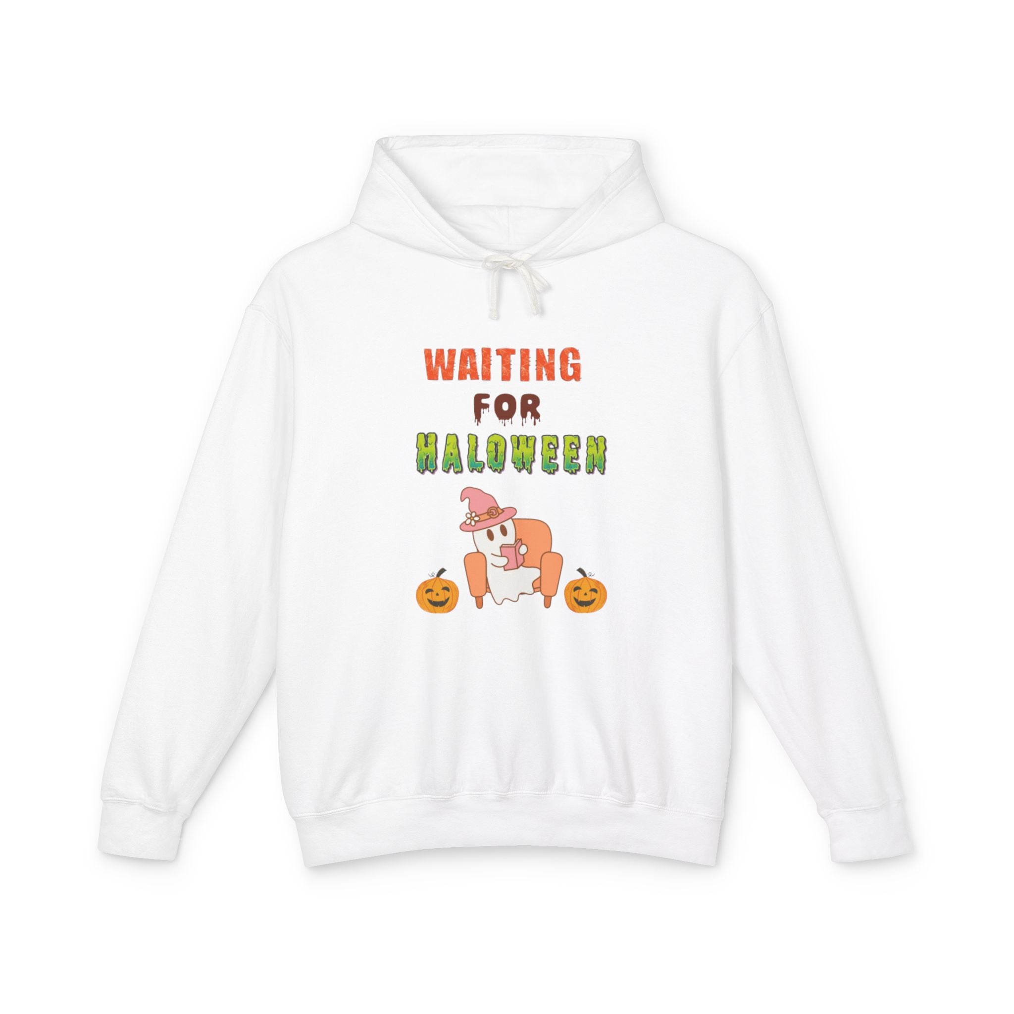 Waiting For Halloween Unisex Lightweight Hooded Sweatshirt