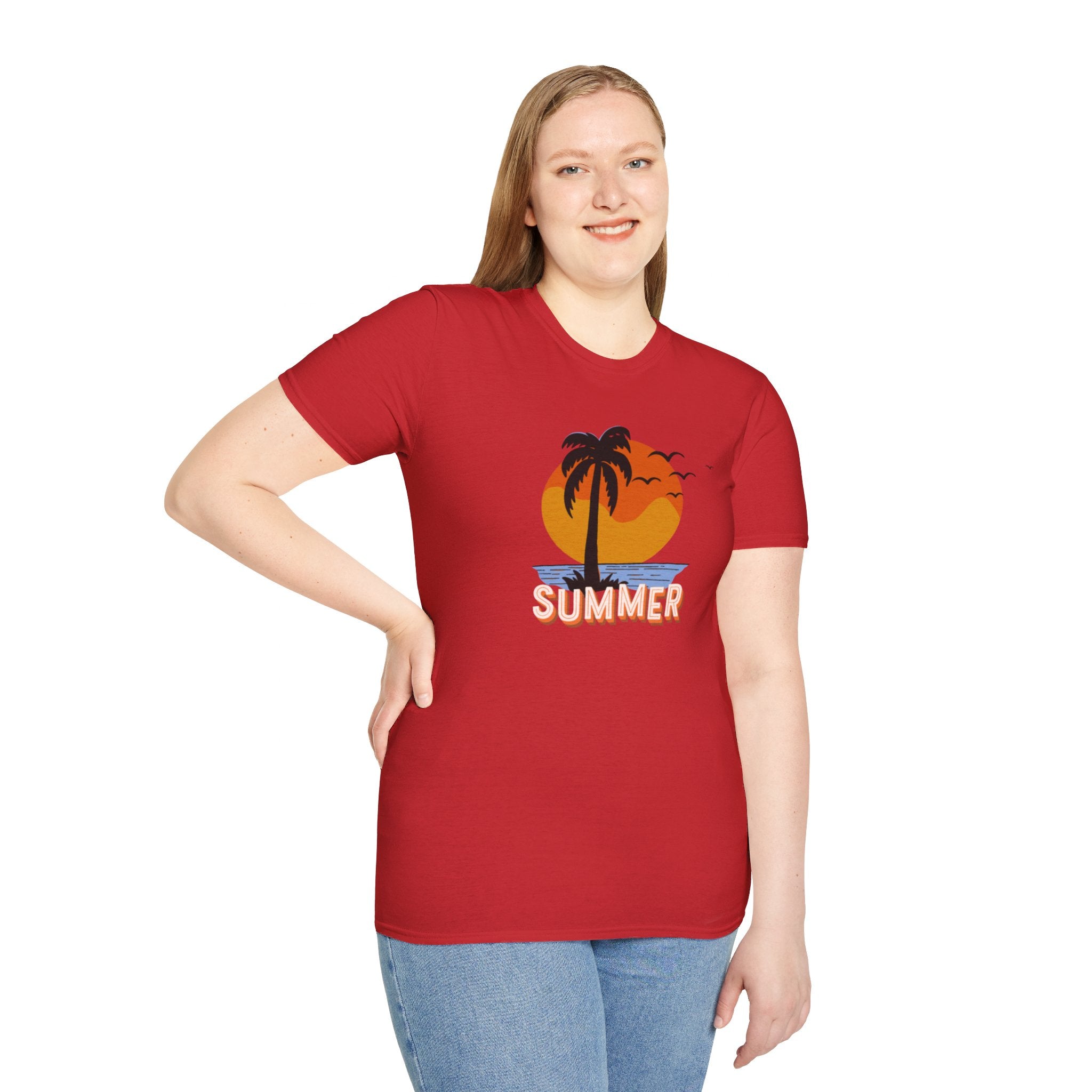 Summer Sunset Unisex Softstyle T-Shirt