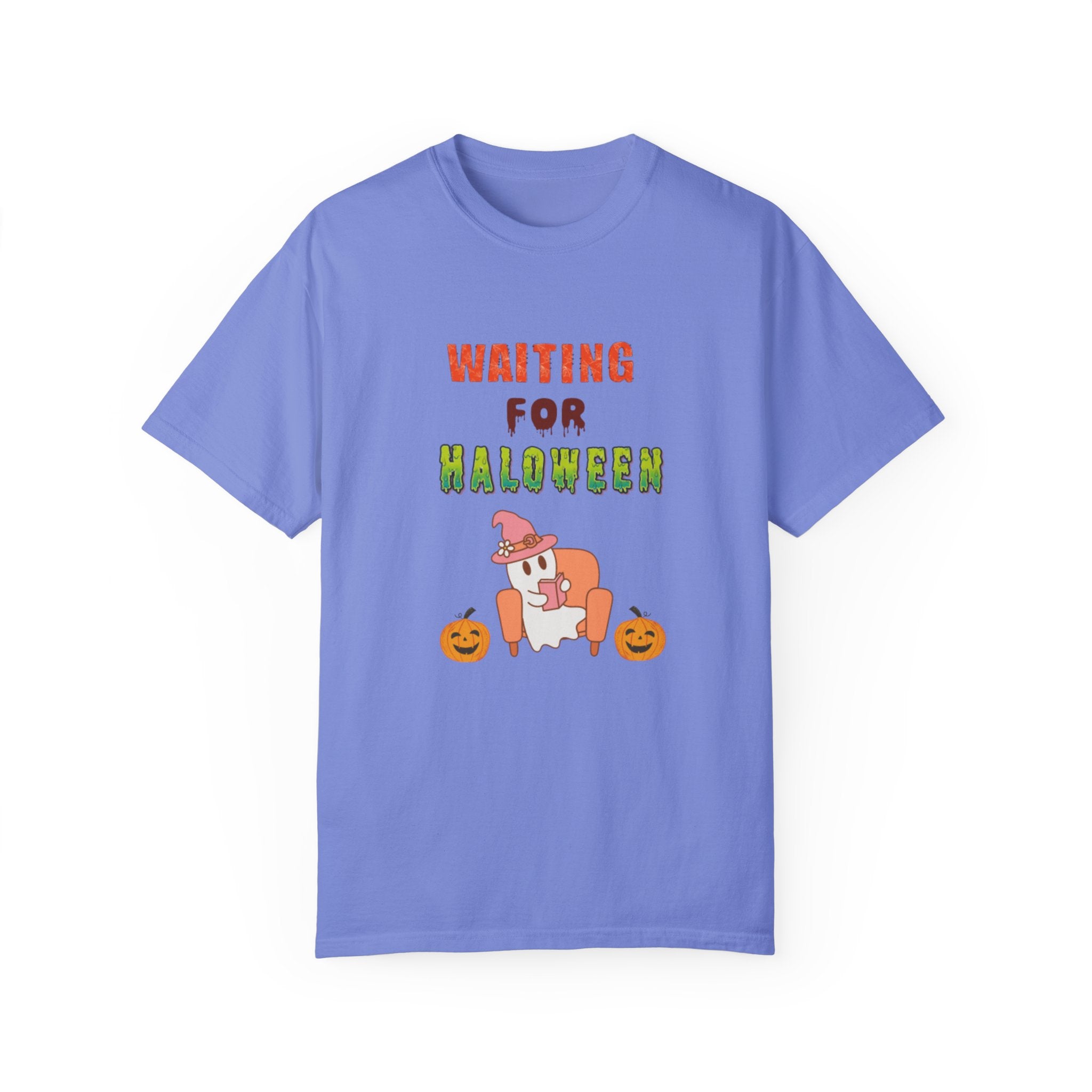 Waiting For Halloween Unisex Garment-Dyed T-shirt