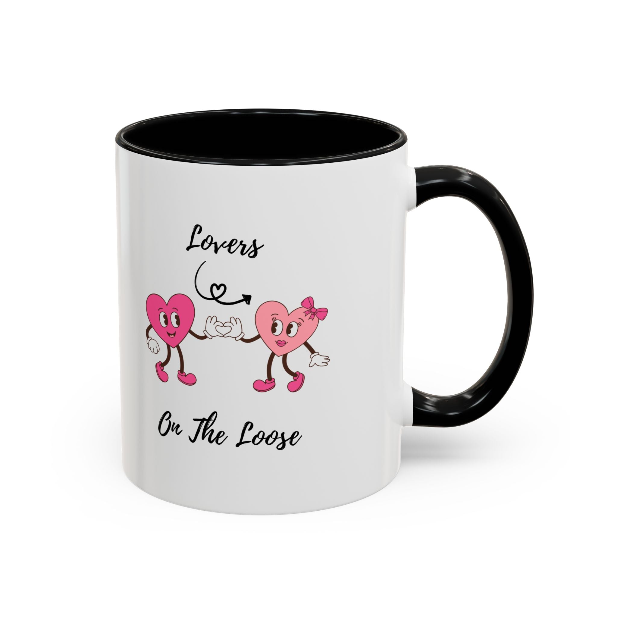Lovers On The Loose Accent Coffee Mug (11, 15oz)