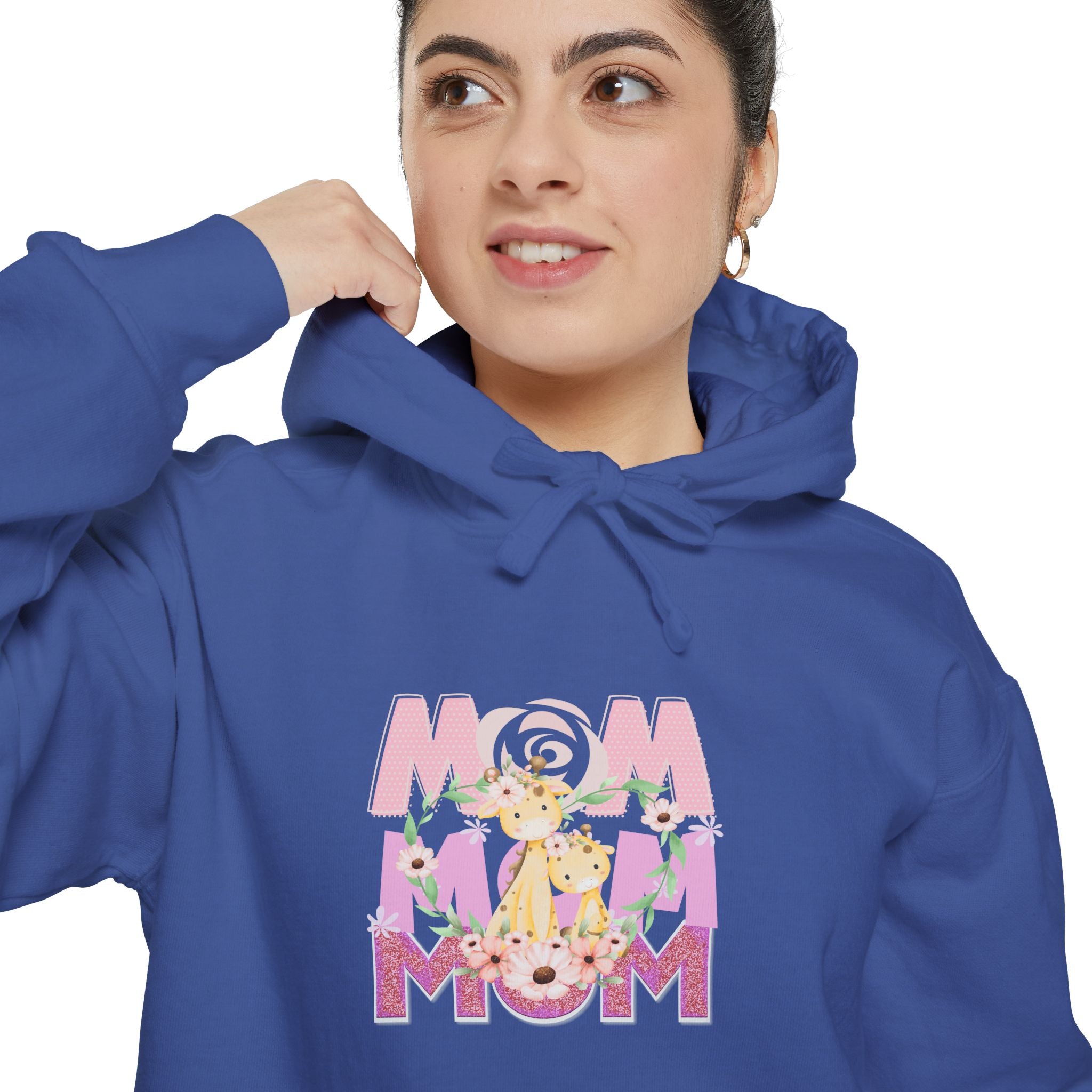 Our First Mother's Day Unisex Garment-Dyed Hoodie