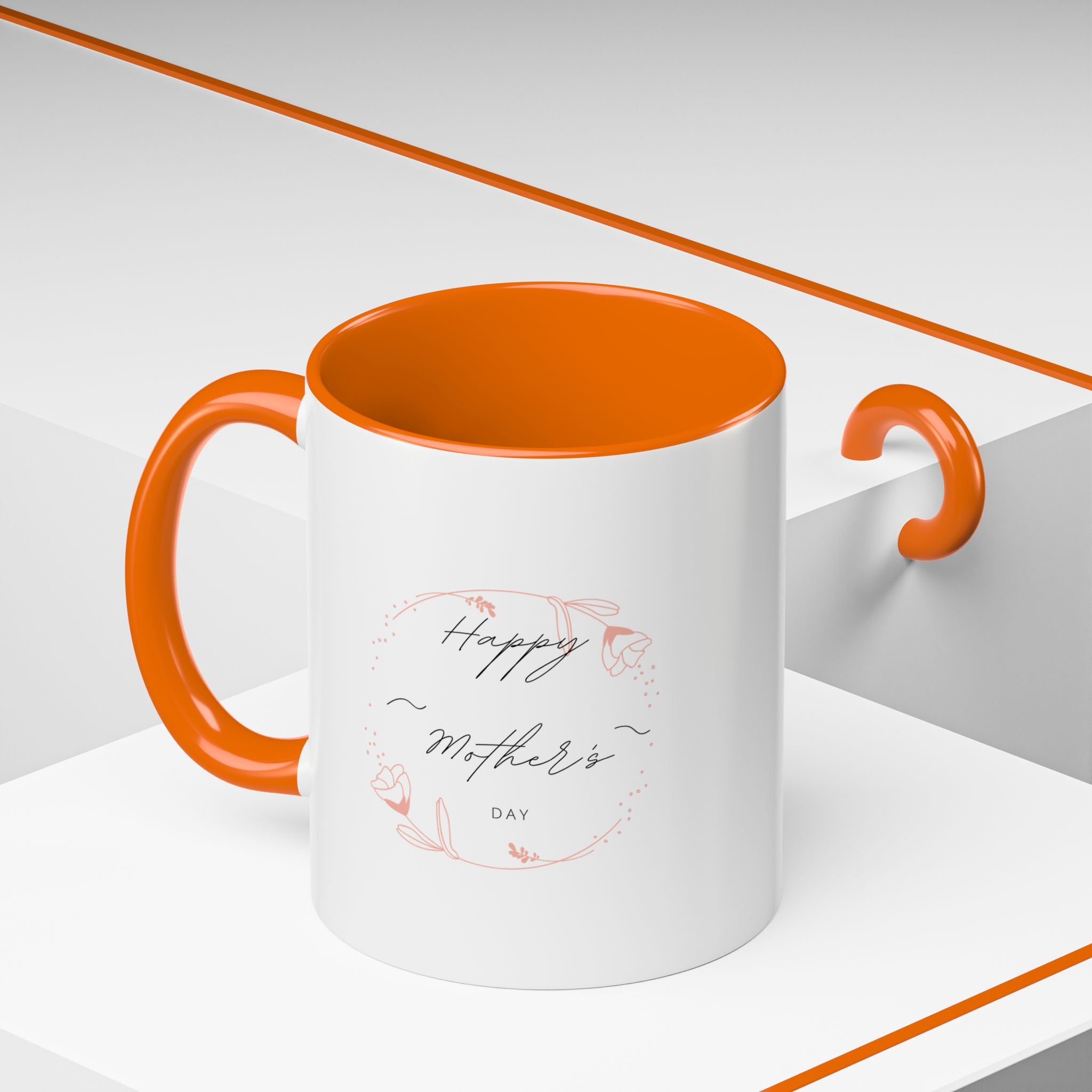 Happy Mom's Day Accent Coffee Mug  11oz & 15oz