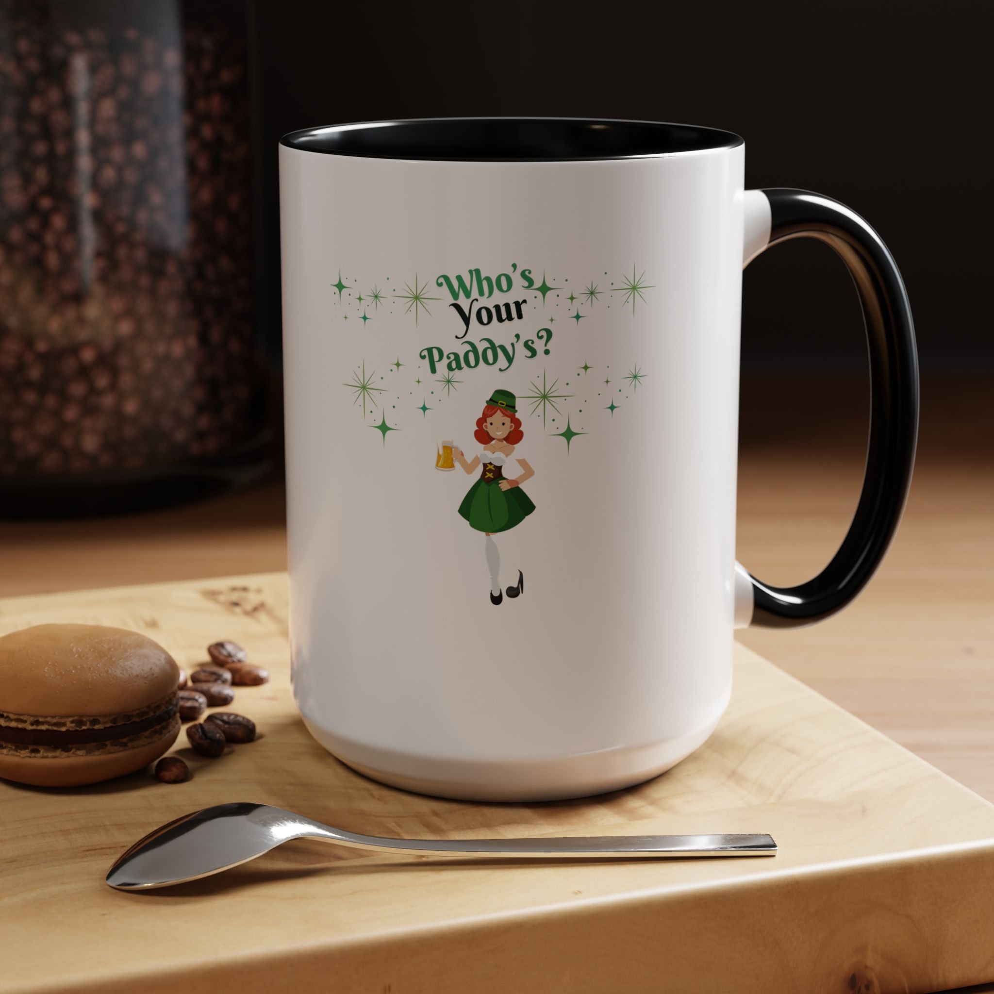 Who's Your Paddy's? Accent Coffee Mug