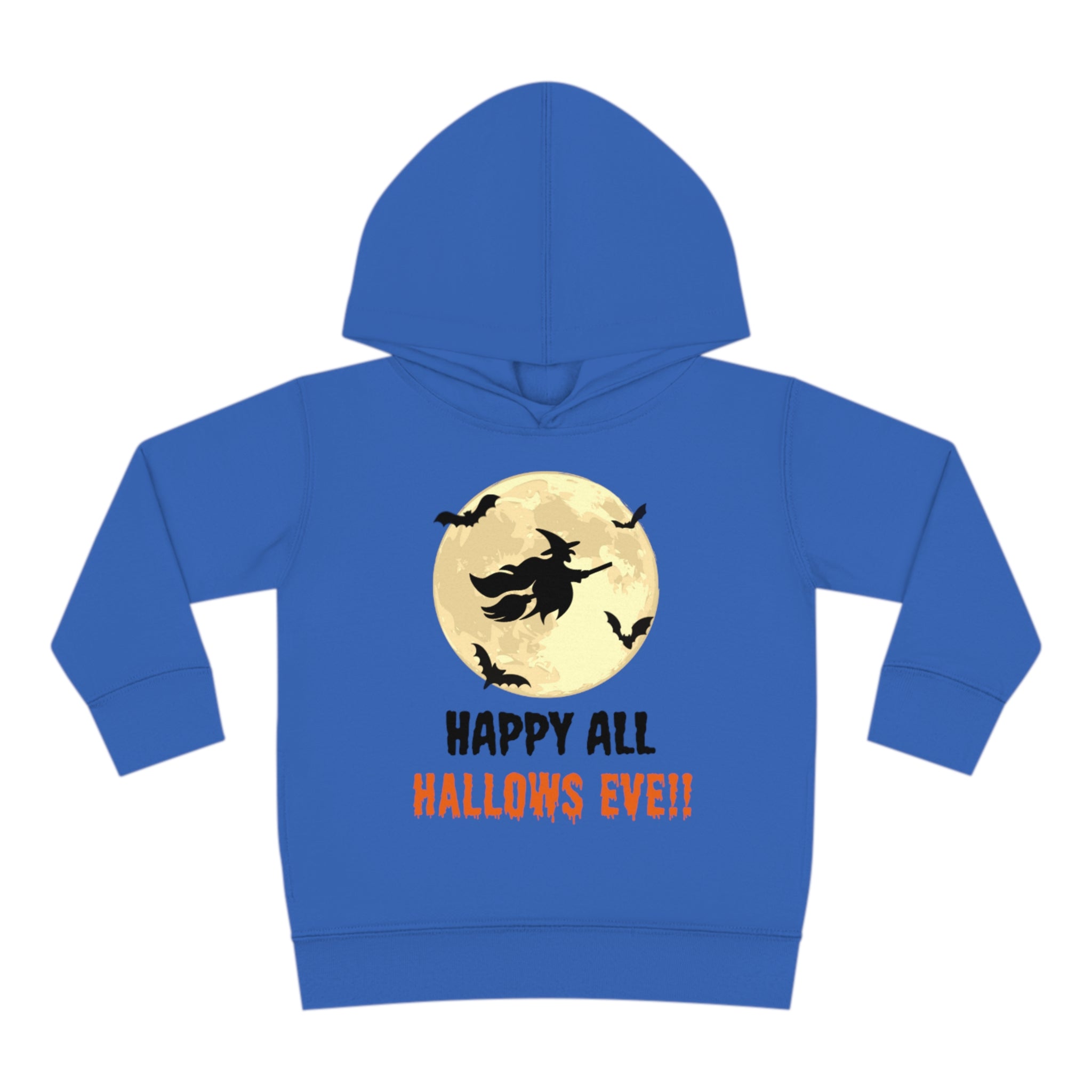 Happy All Hallows Eve Toddler Pullover Fleece Hoodie