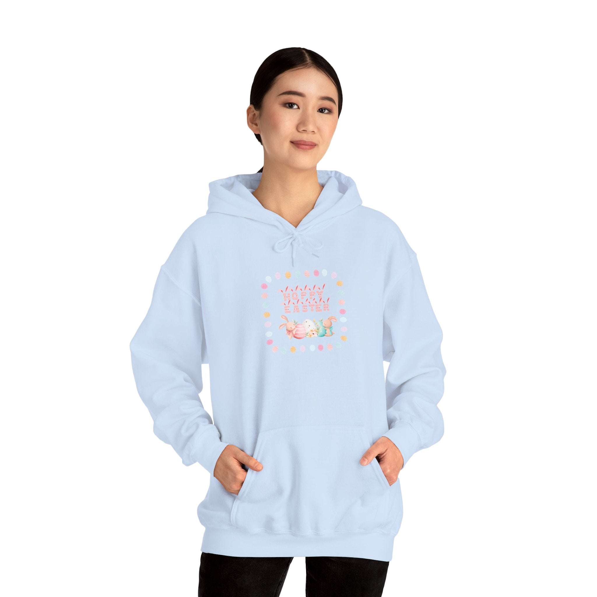 Hoppy Easter Hooded Sweatshirt – Unisex Heavy Blend™