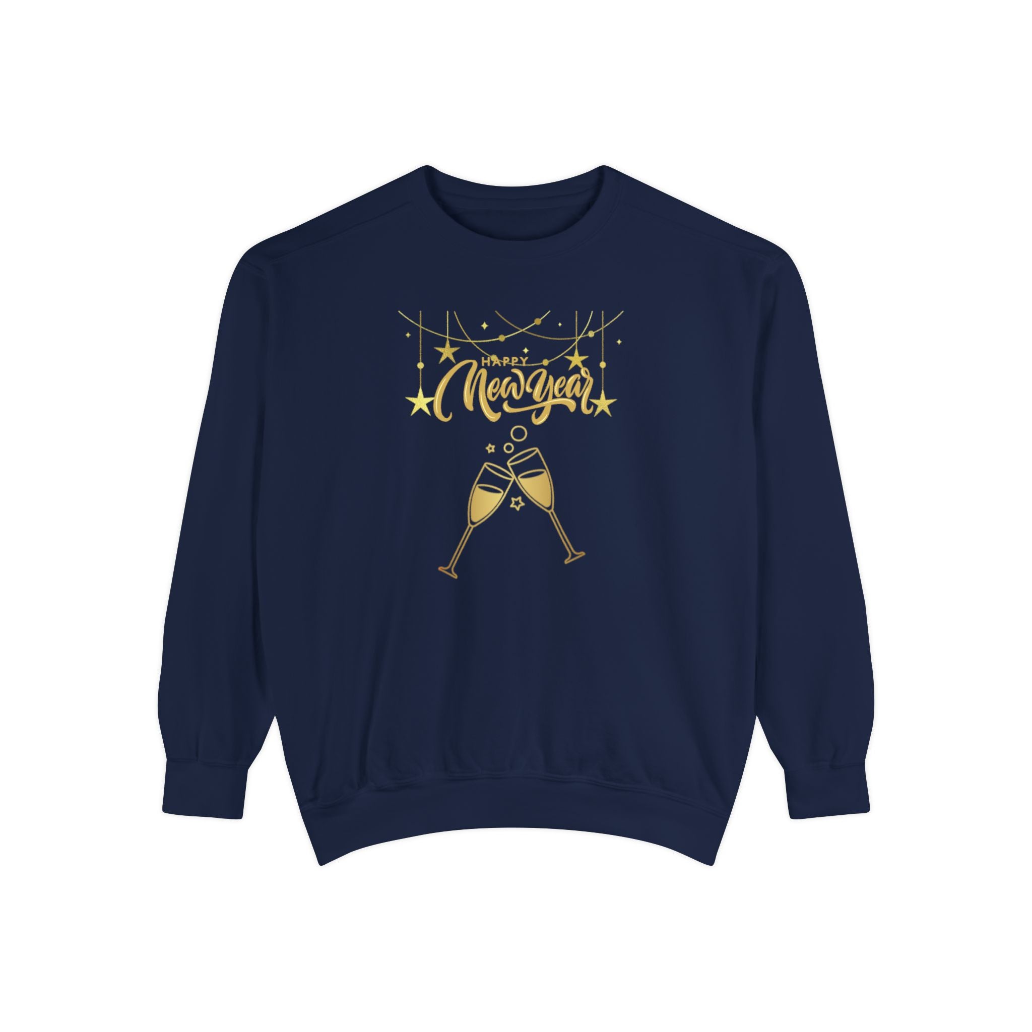 Happy New Year Unisex Garment-Dyed Sweatshirt