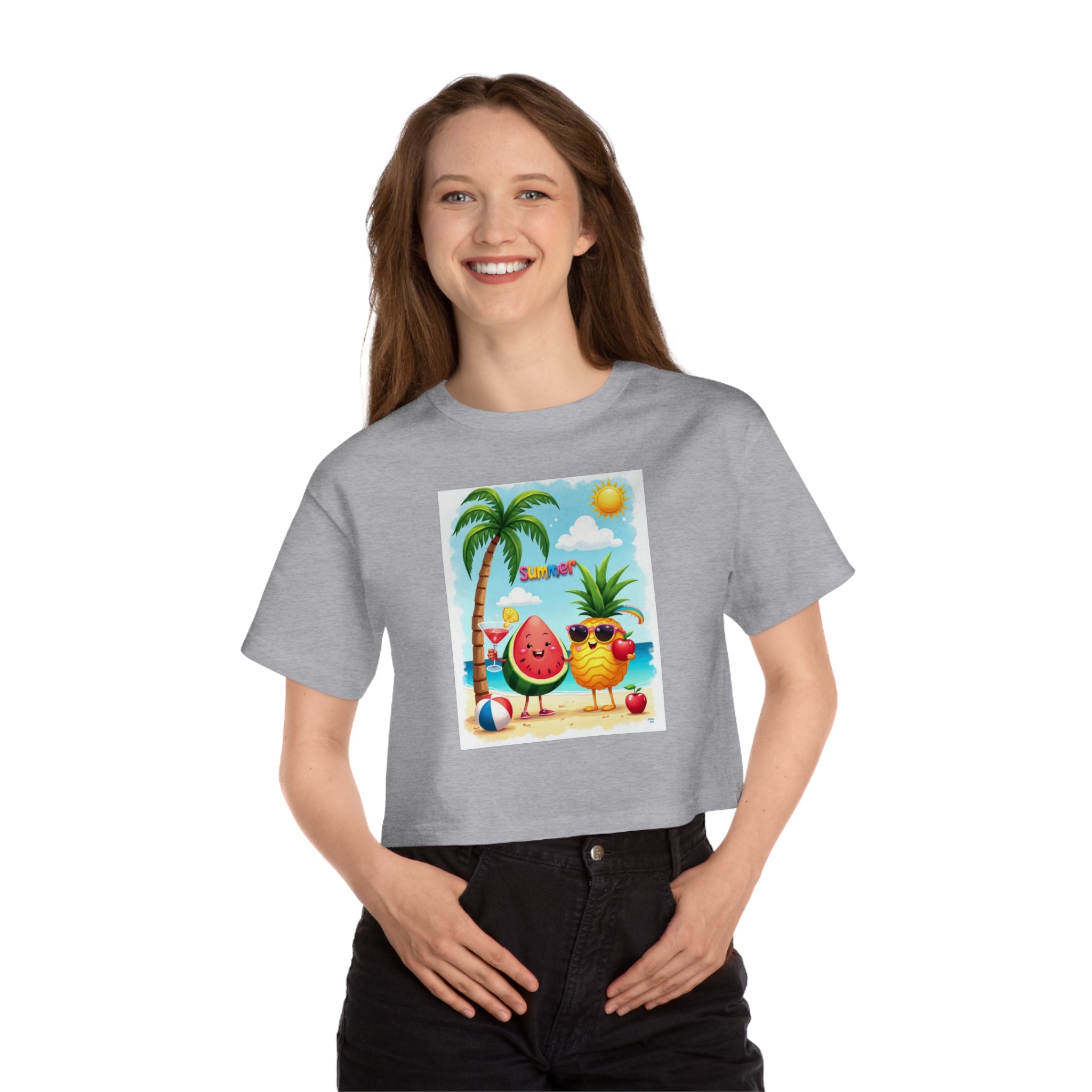 Summer Cool Cropped T-Shirt