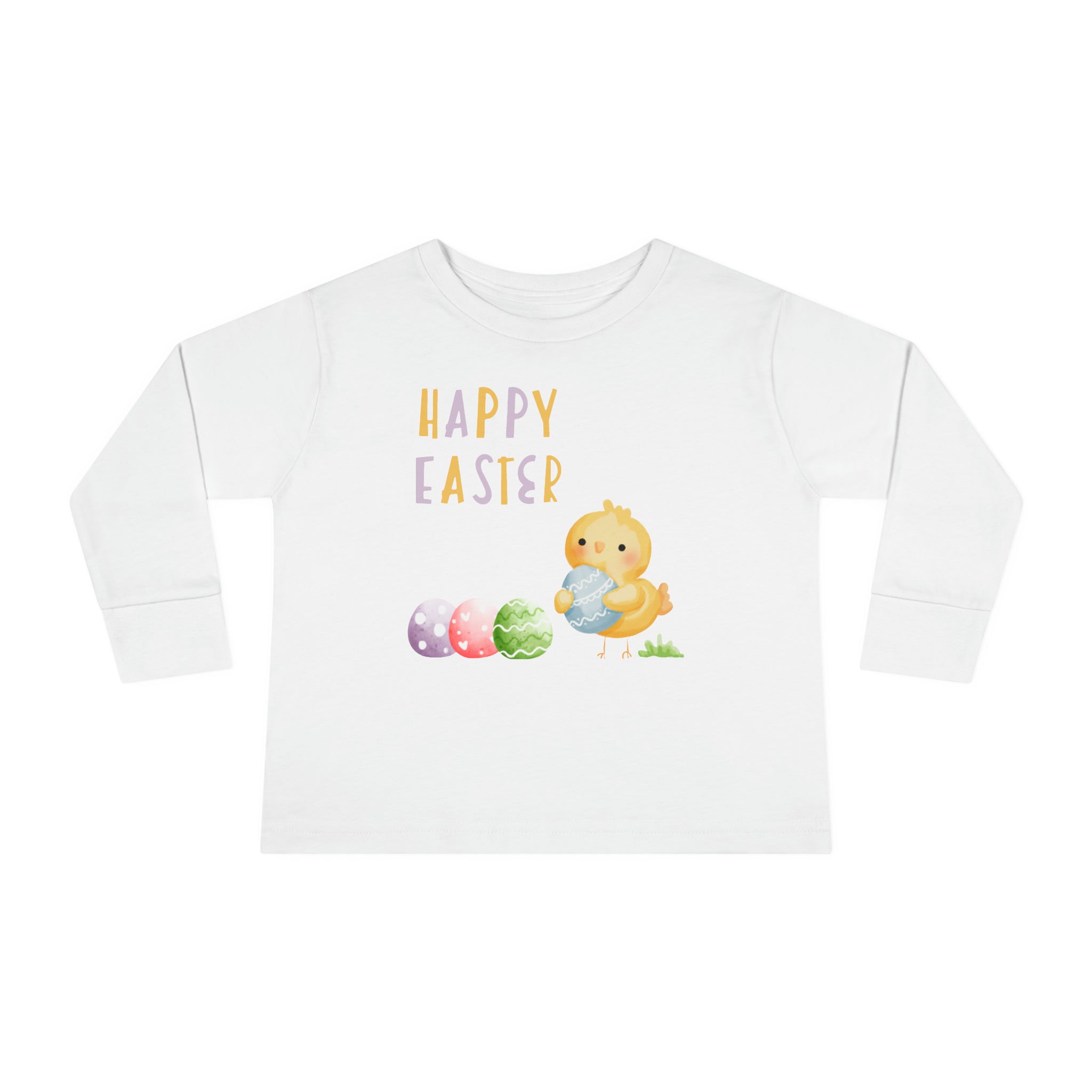 Wishing You A Happy Easter Toddler Long Sleeve Tee