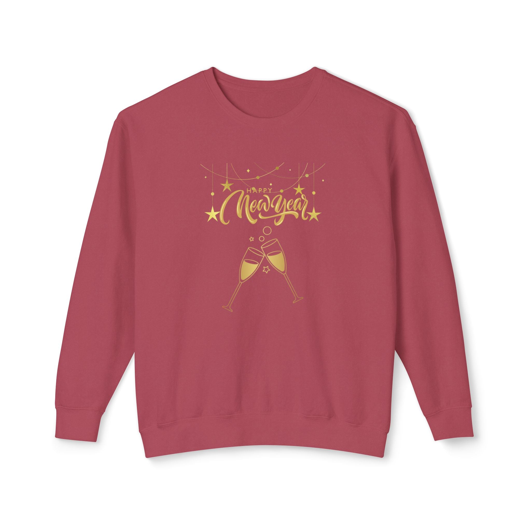 Happy New Year Unisex Lightweight Crewneck Sweatshirt