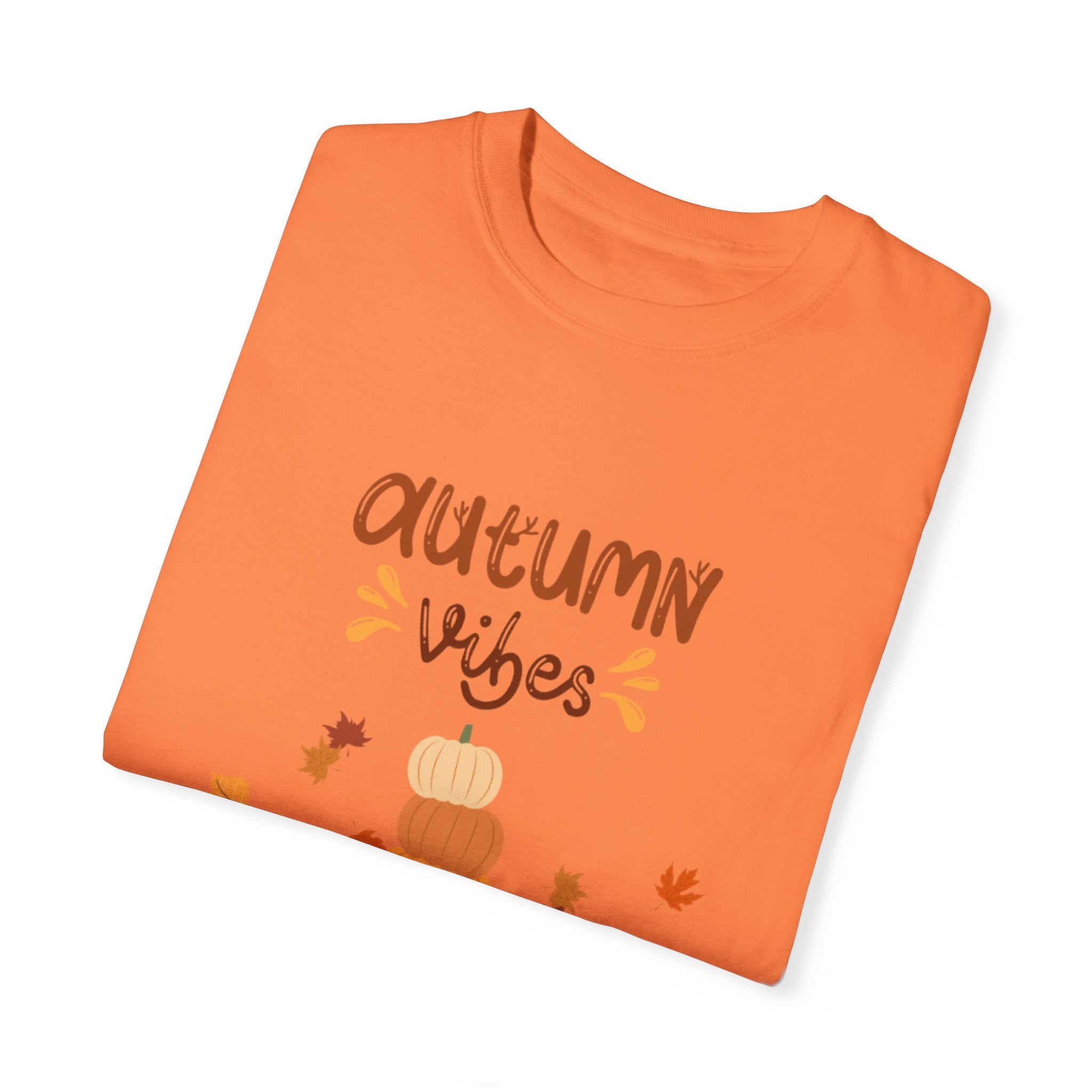 Autumn Vibes Unisex Garment-Dyed T-shirt