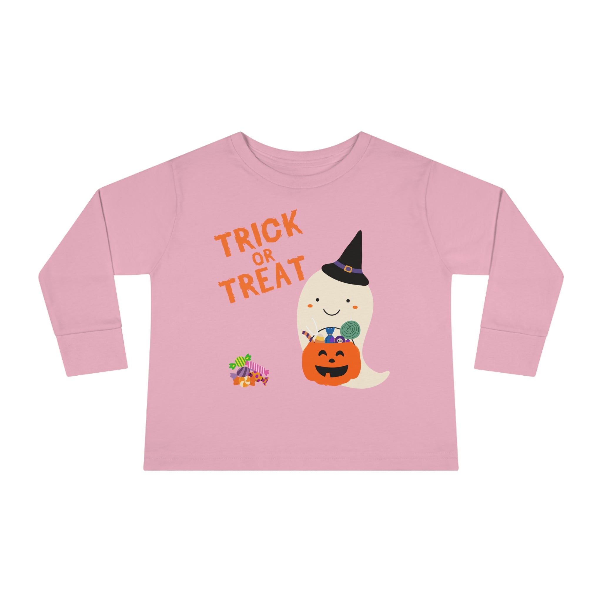 Trick or Treat Toddler Long Sleeve Tee