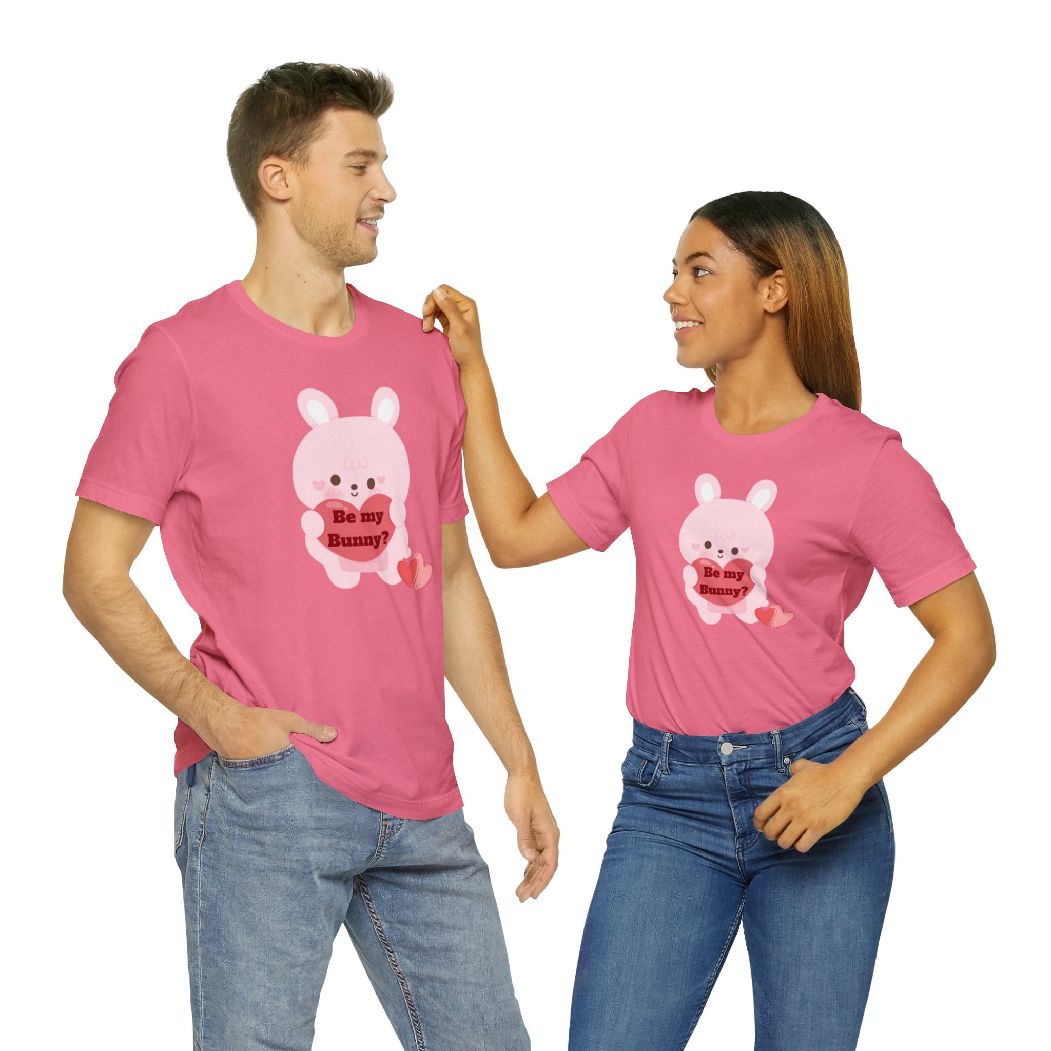 V-Day BunnyUnisex Jersey Short Sleeve Tee