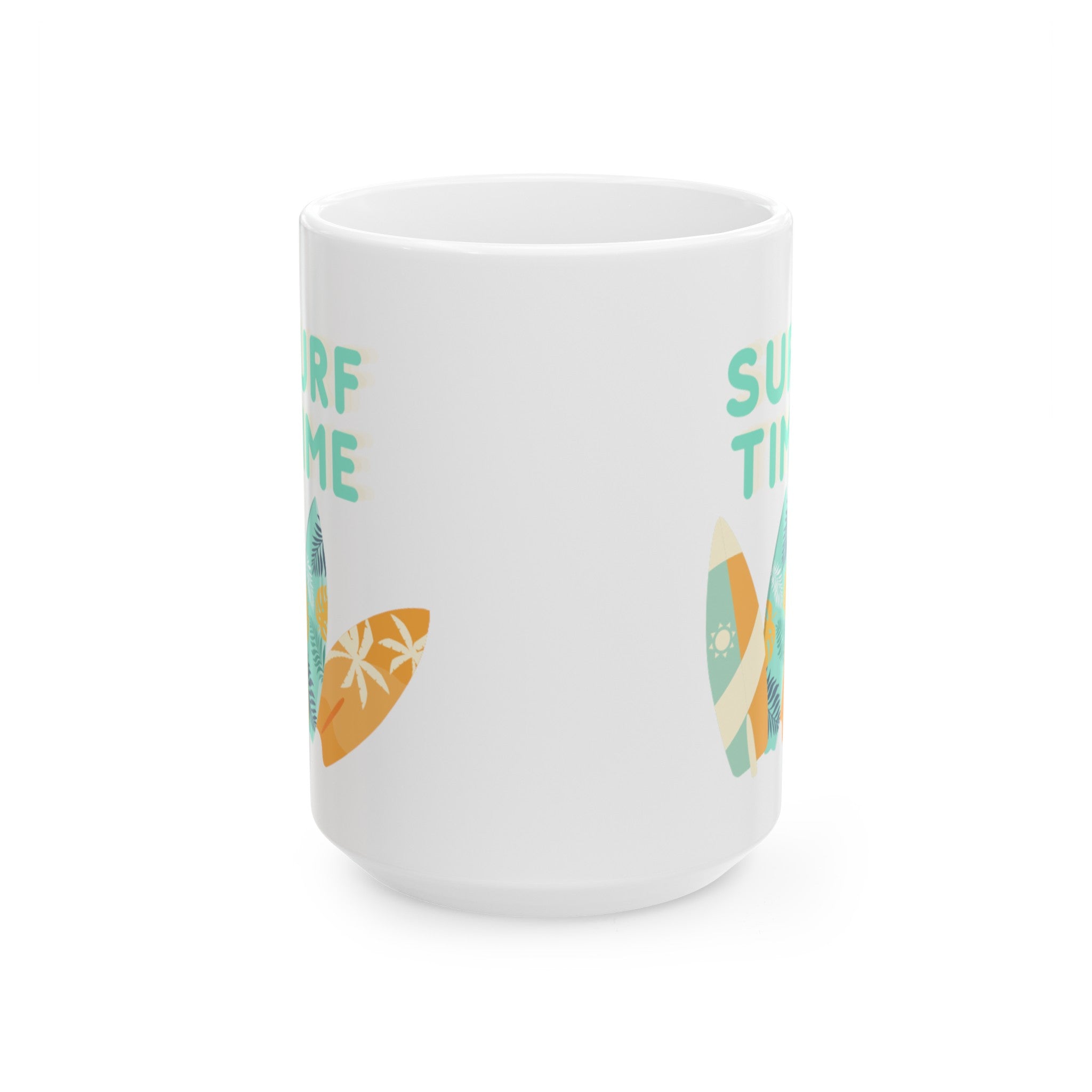 Surf Time Ceramic Mug, (11oz, 15oz)