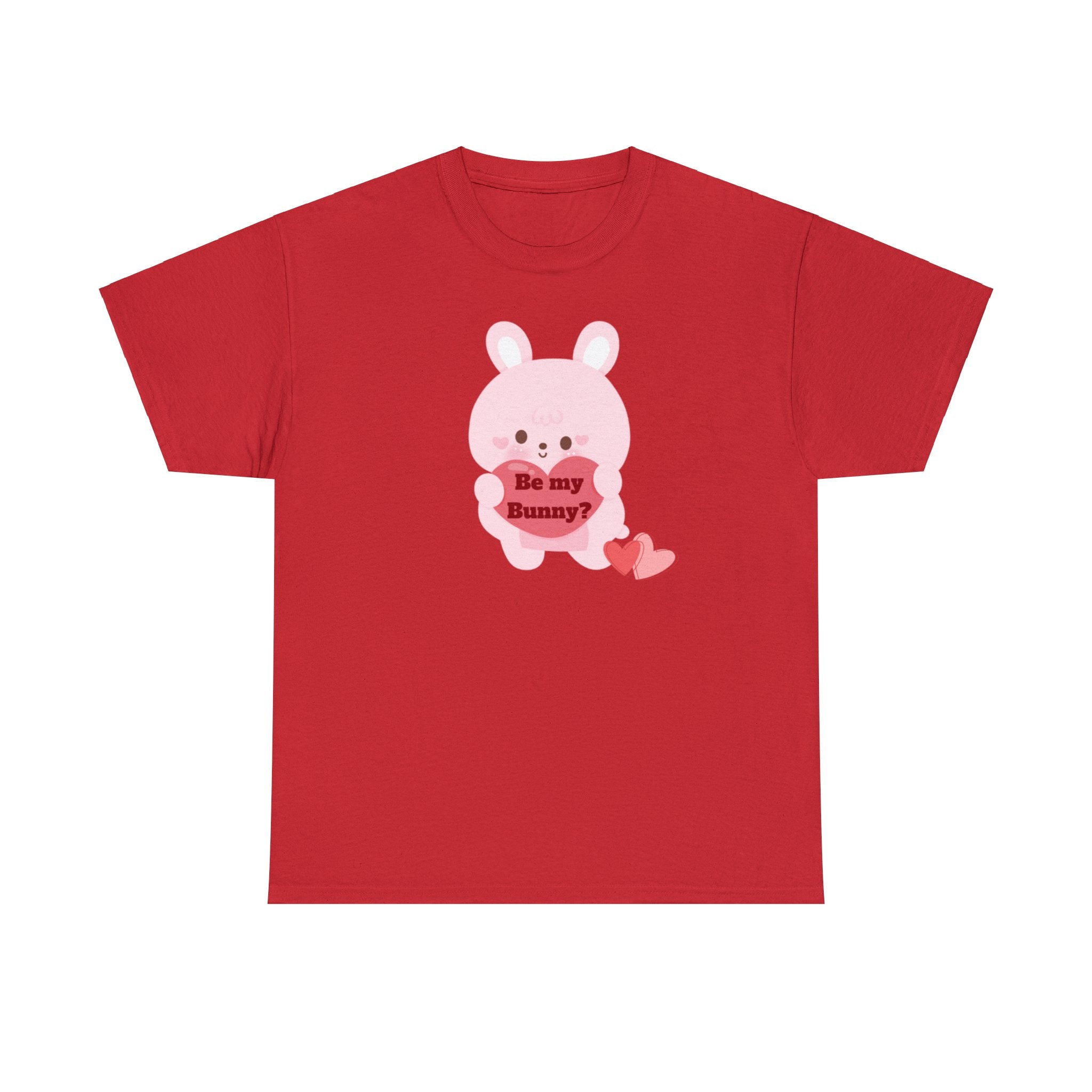 V-Day Bunny Unisex Heavy Cotton Tee