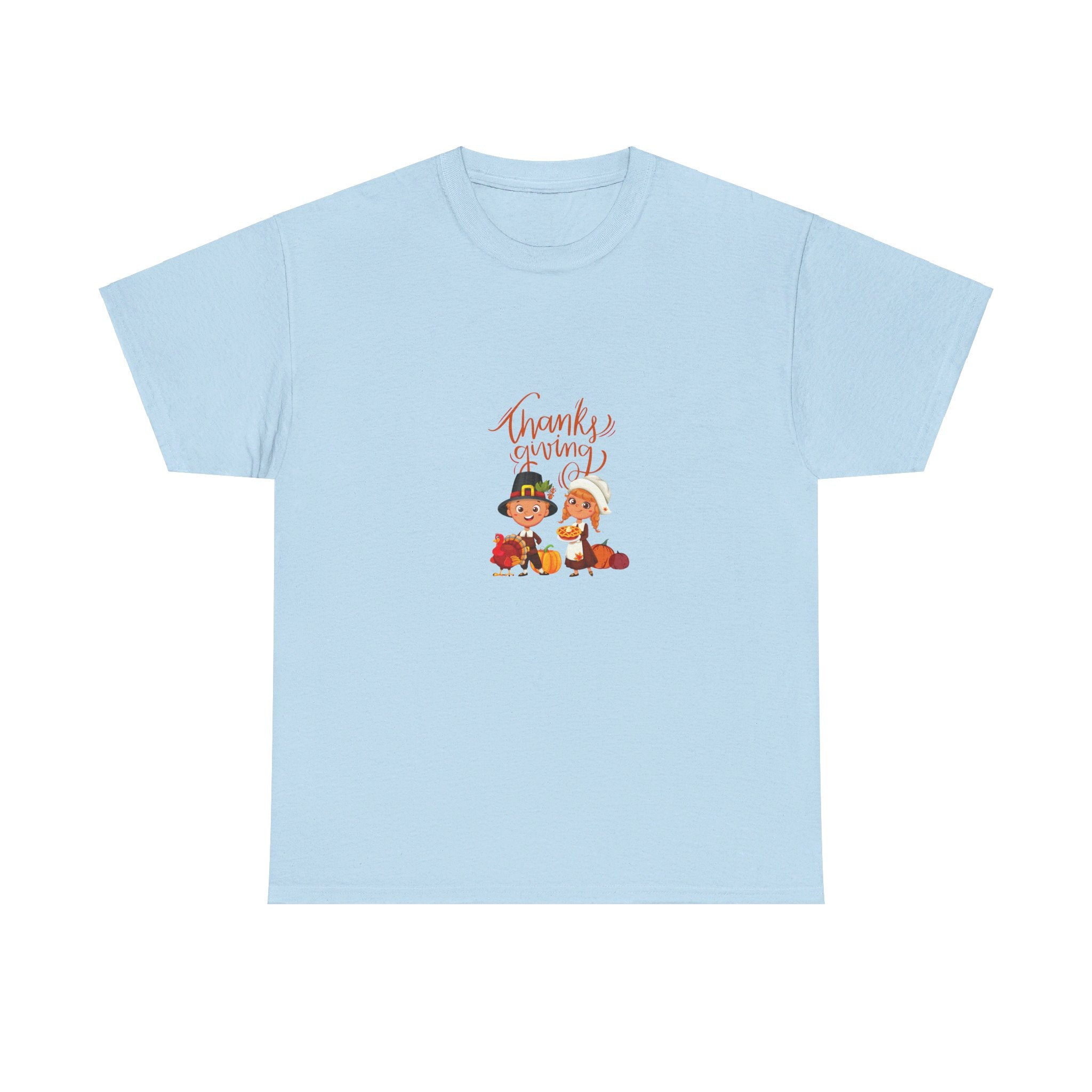 Happy Thanksgiving Unisex Heavy Cotton Tee