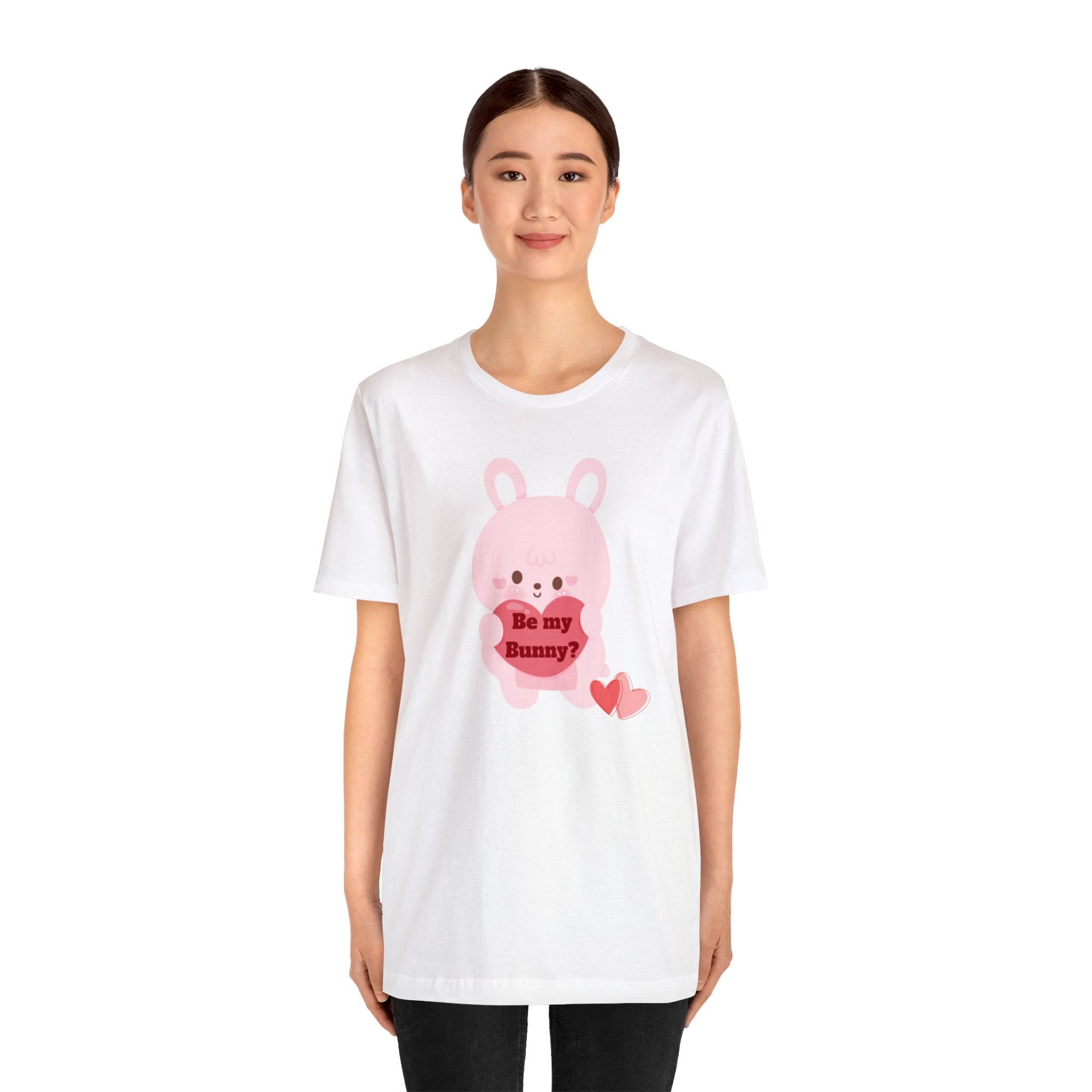 V-Day BunnyUnisex Jersey Short Sleeve Tee